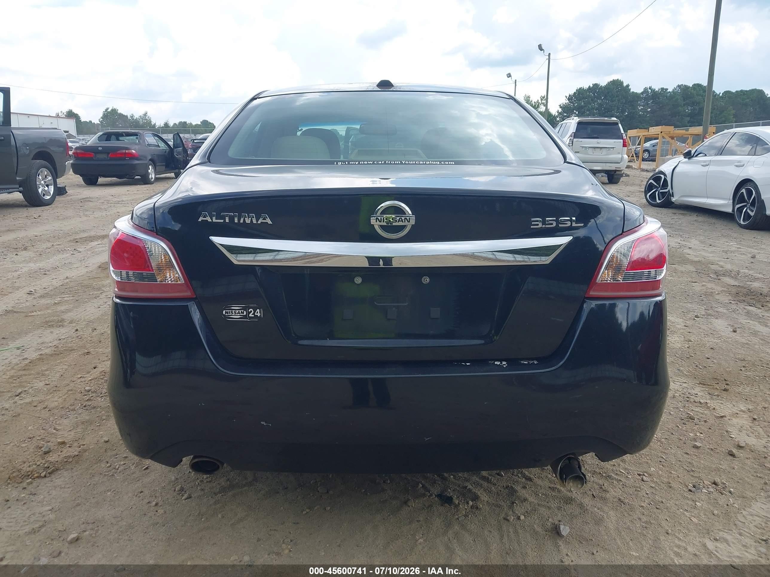 2013 Nissan Altima 3.5 Sl Black vin: 1N4BL3AP1DN435718