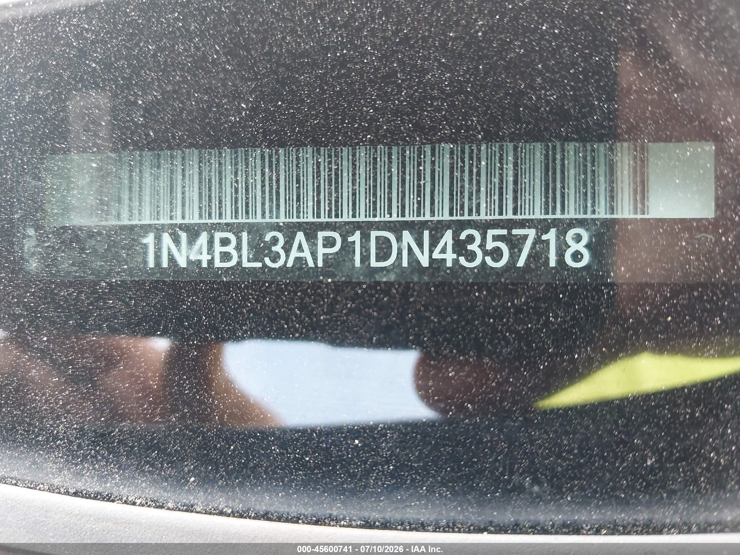 2013 Nissan Altima 3.5 Sl Black vin: 1N4BL3AP1DN435718