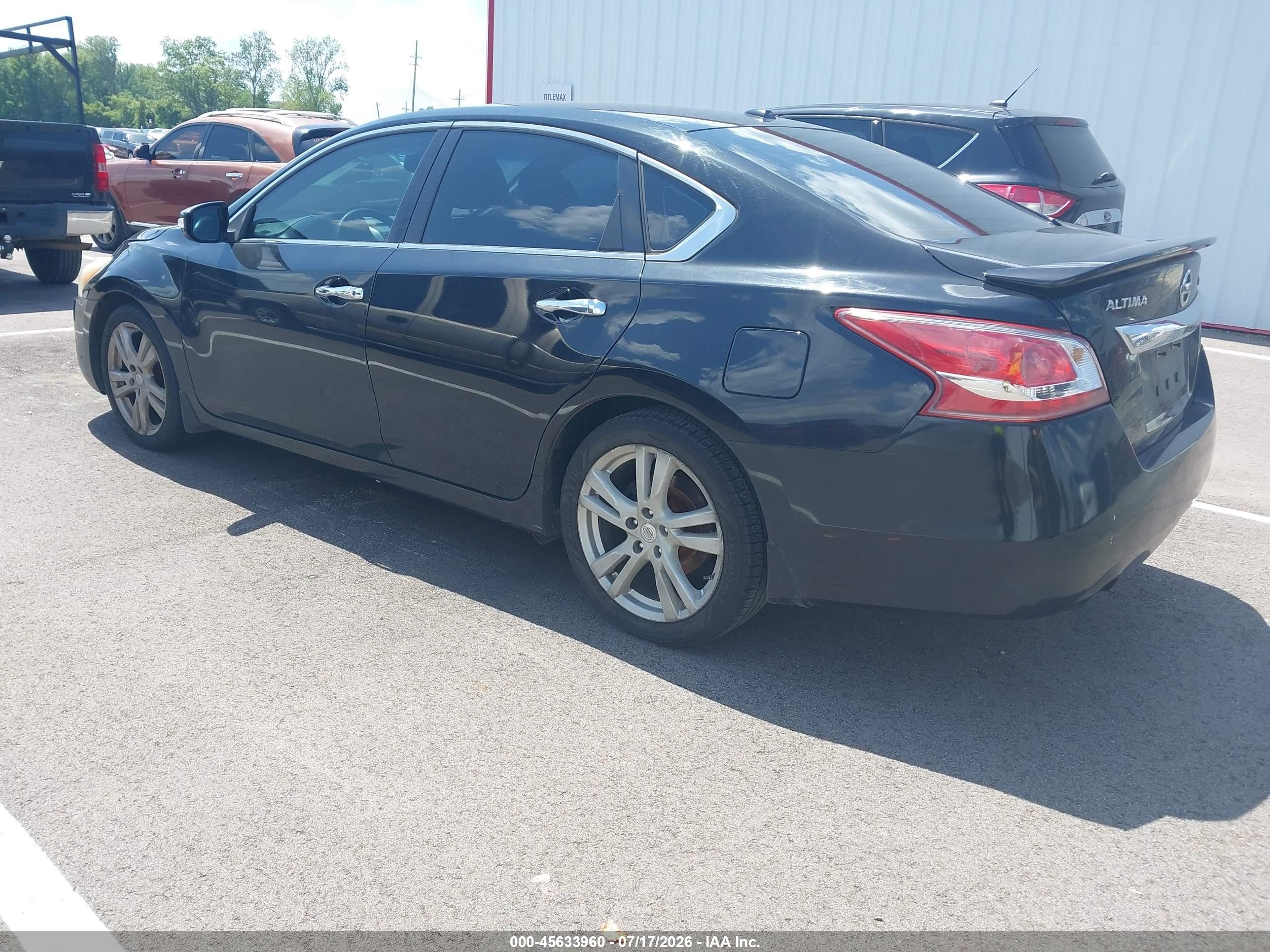 2013 Nissan Altima 3.5 Sv Black vin: 1N4BL3AP1DN476690