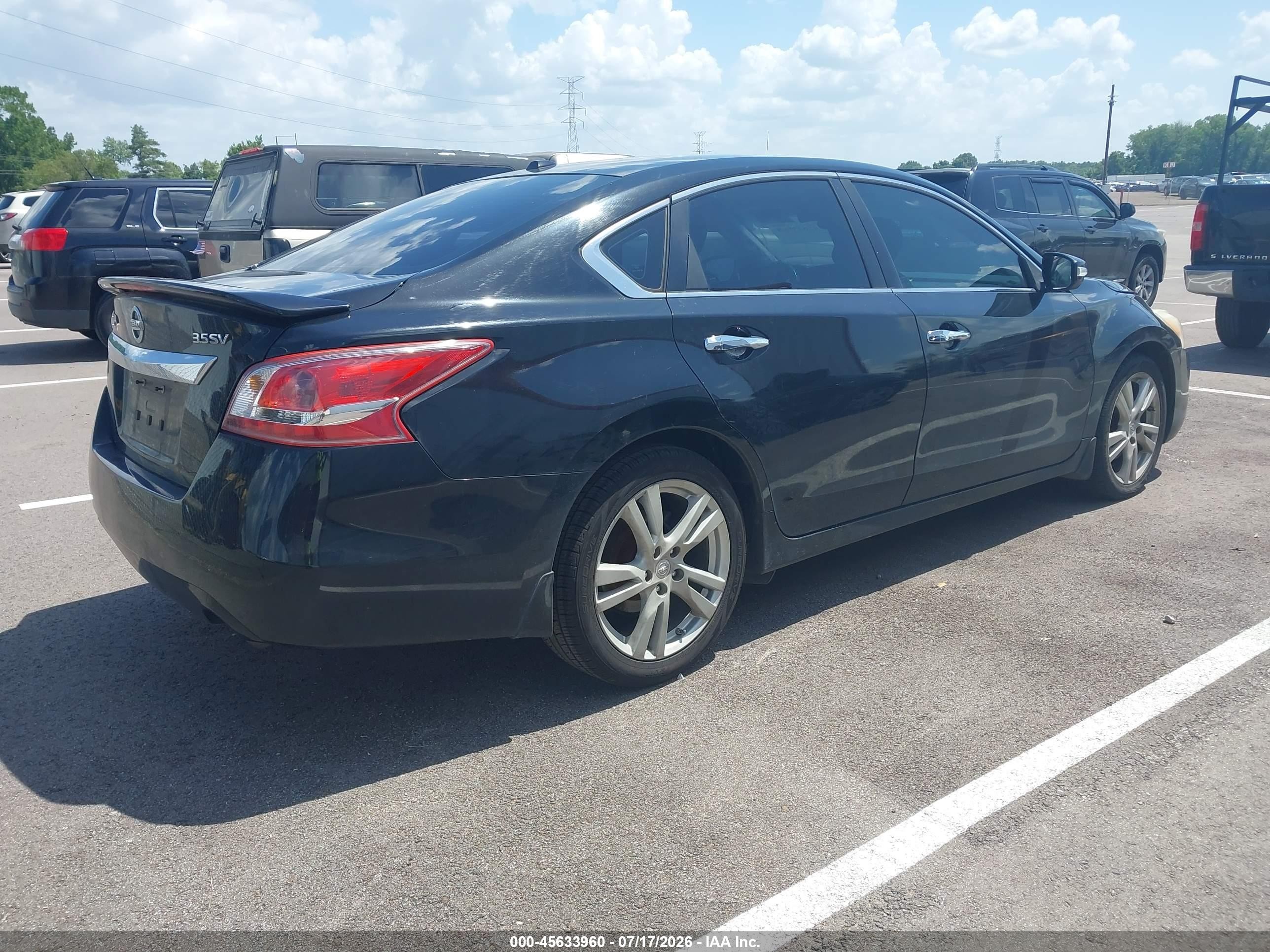 2013 Nissan Altima 3.5 Sv Black vin: 1N4BL3AP1DN476690