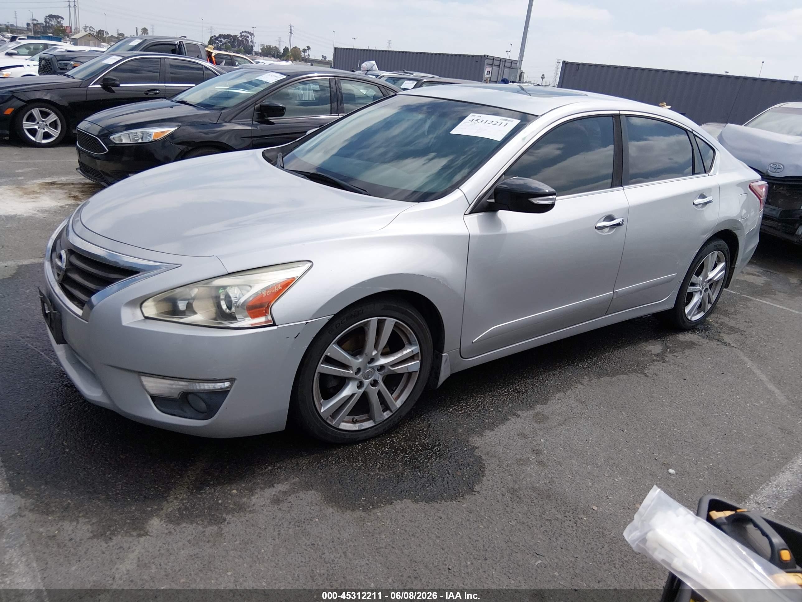 2013 Nissan Altima 3.5 Sv Silver vin: 1N4BL3AP1DN533552
