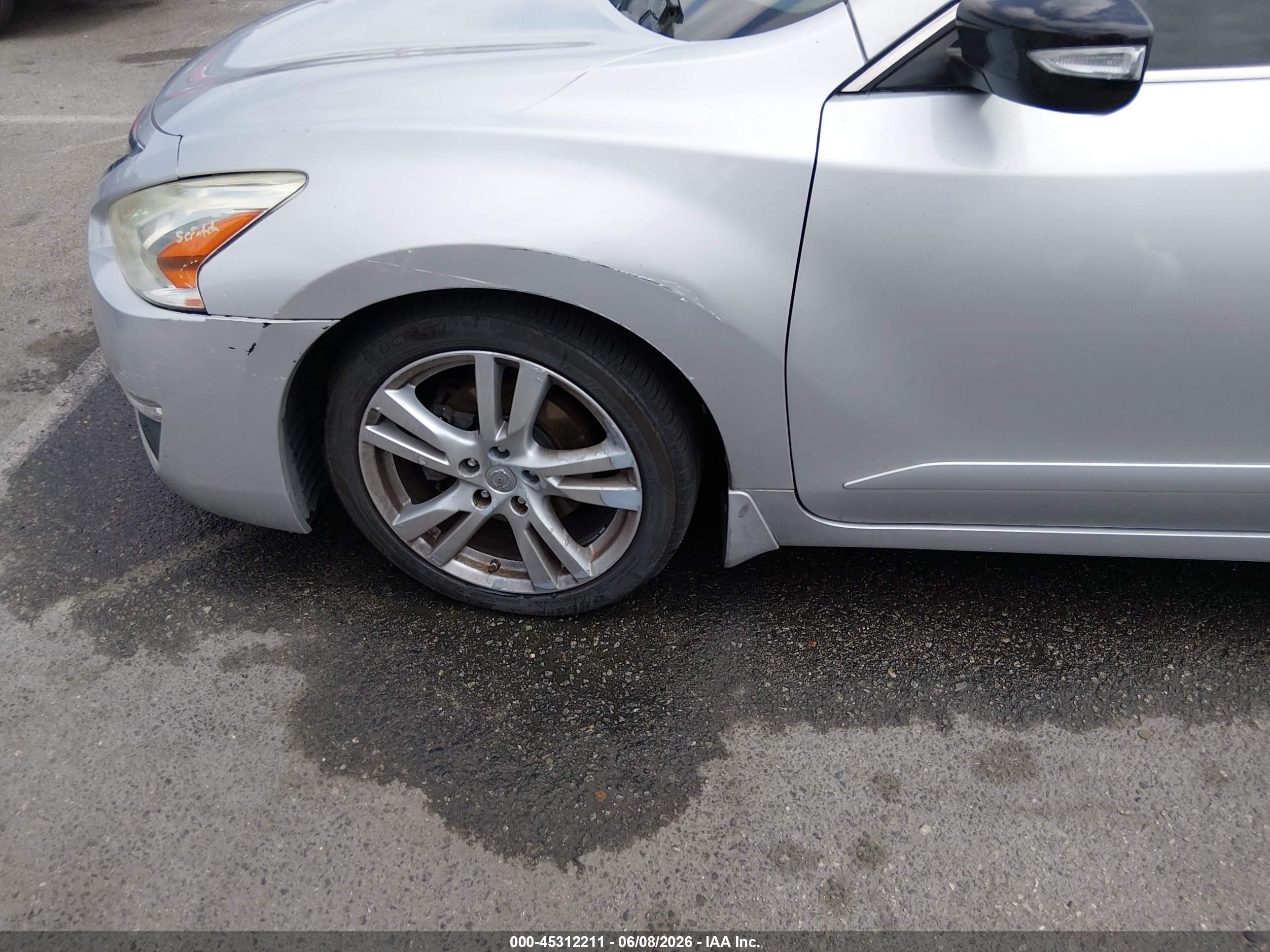 2013 Nissan Altima 3.5 Sv Silver vin: 1N4BL3AP1DN533552