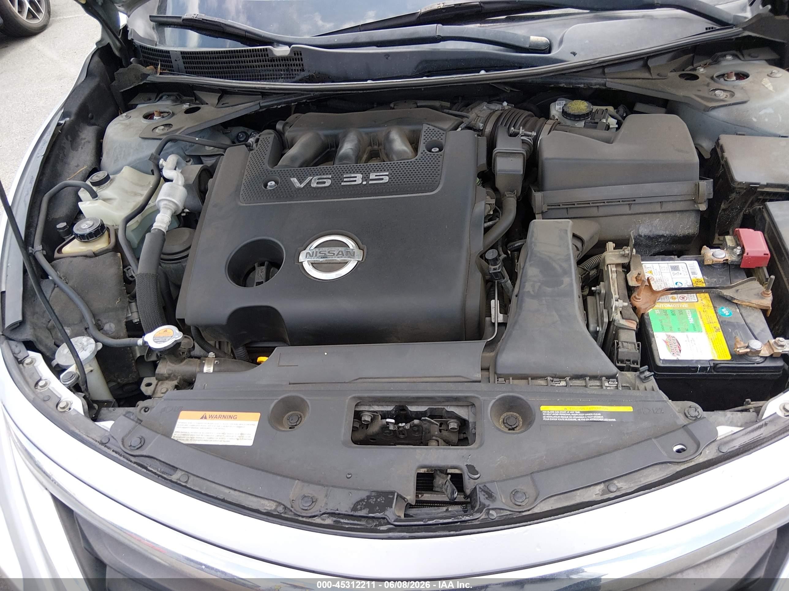 2013 Nissan Altima 3.5 Sv Silver vin: 1N4BL3AP1DN533552