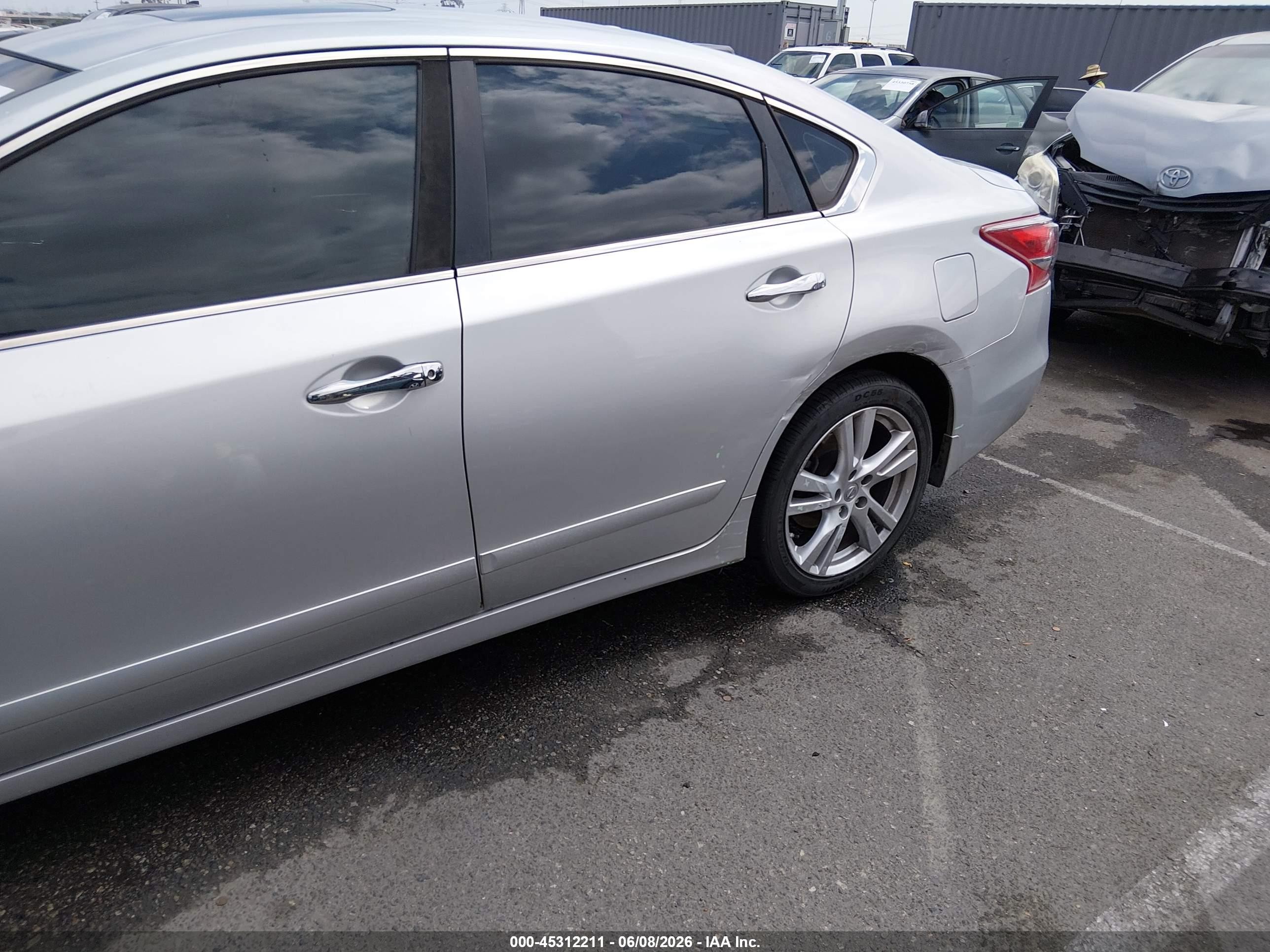 2013 Nissan Altima 3.5 Sv Silver vin: 1N4BL3AP1DN533552