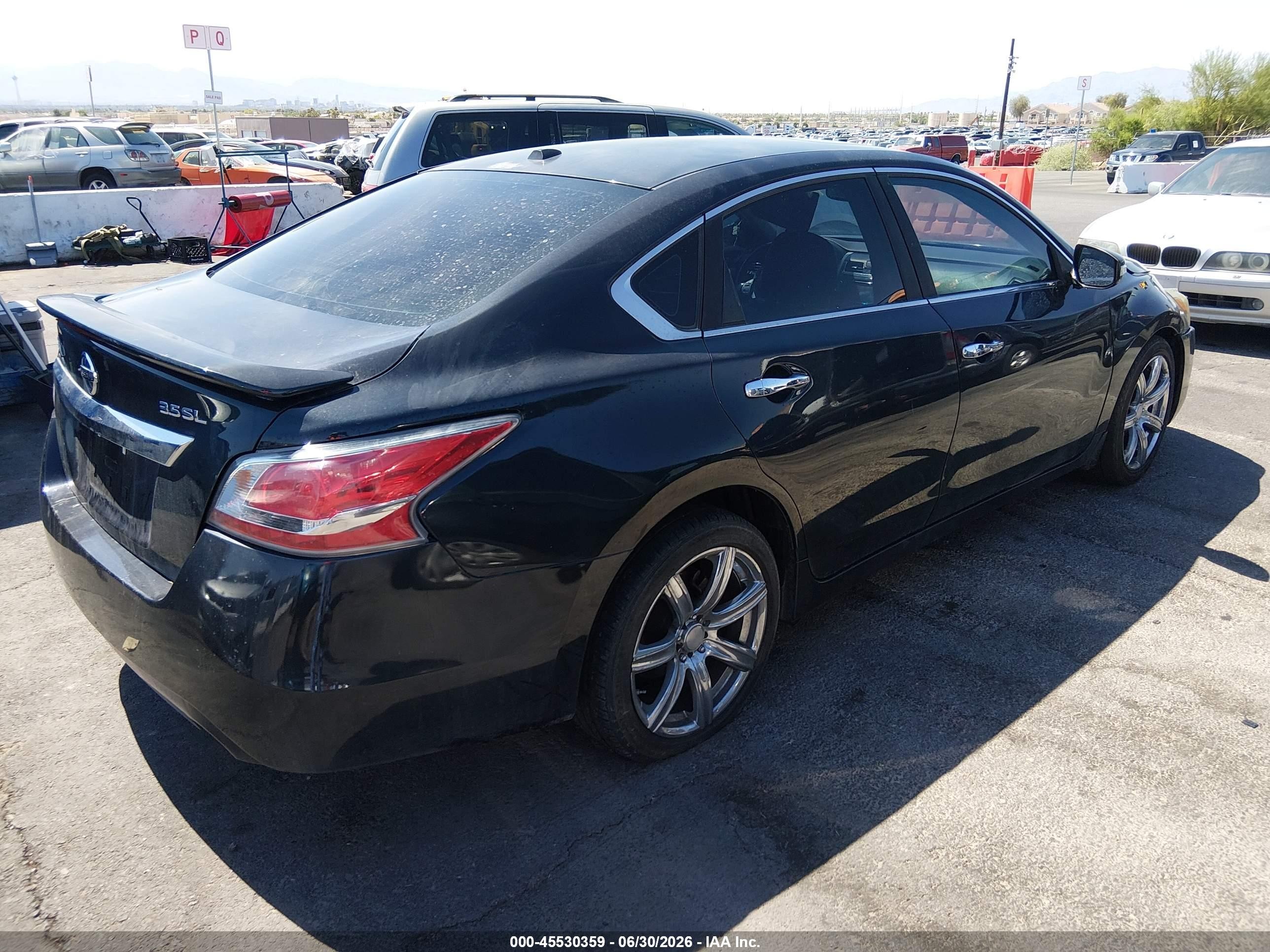 2013 Nissan Altima 3.5 Sl Black vin: 1N4BL3AP1DN546043