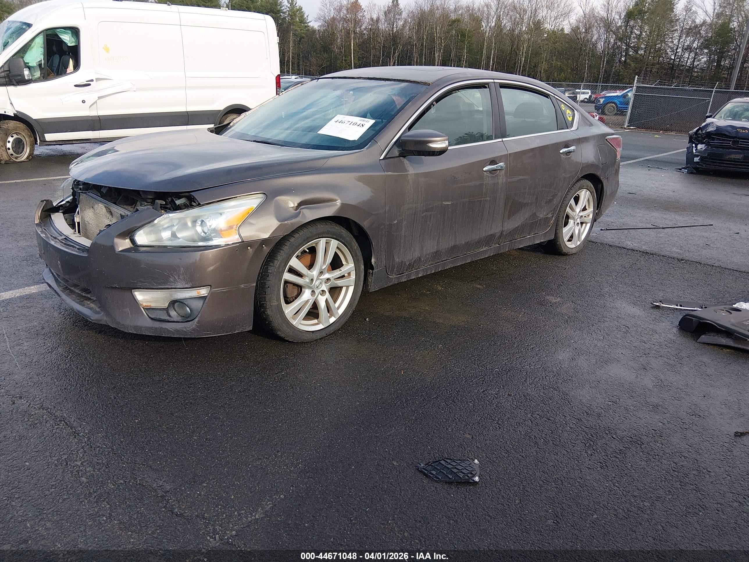 2014 Nissan Altima 3.5 Sl Gray vin: 1N4BL3AP1EC147727