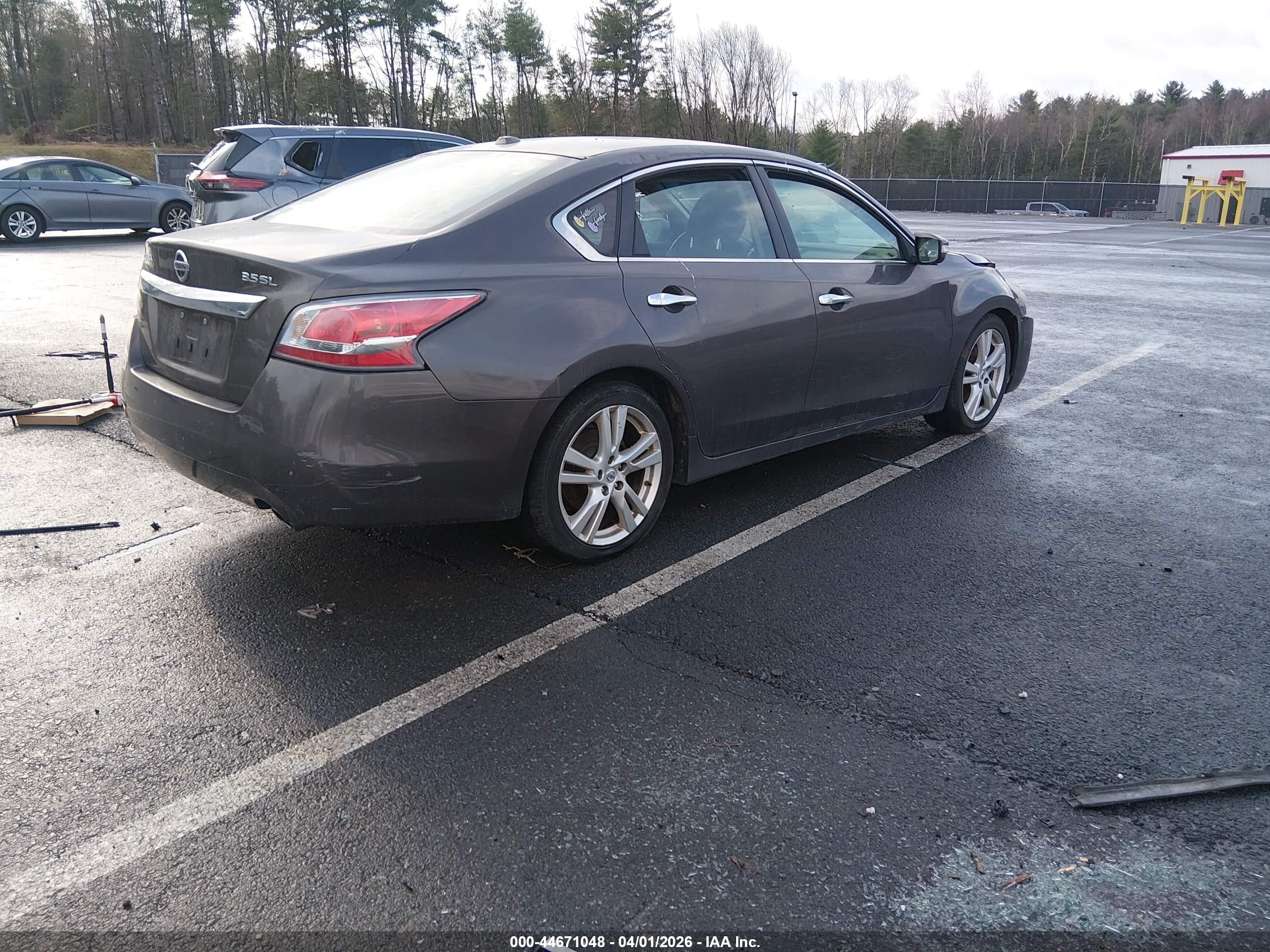 2014 Nissan Altima 3.5 Sl Gray vin: 1N4BL3AP1EC147727