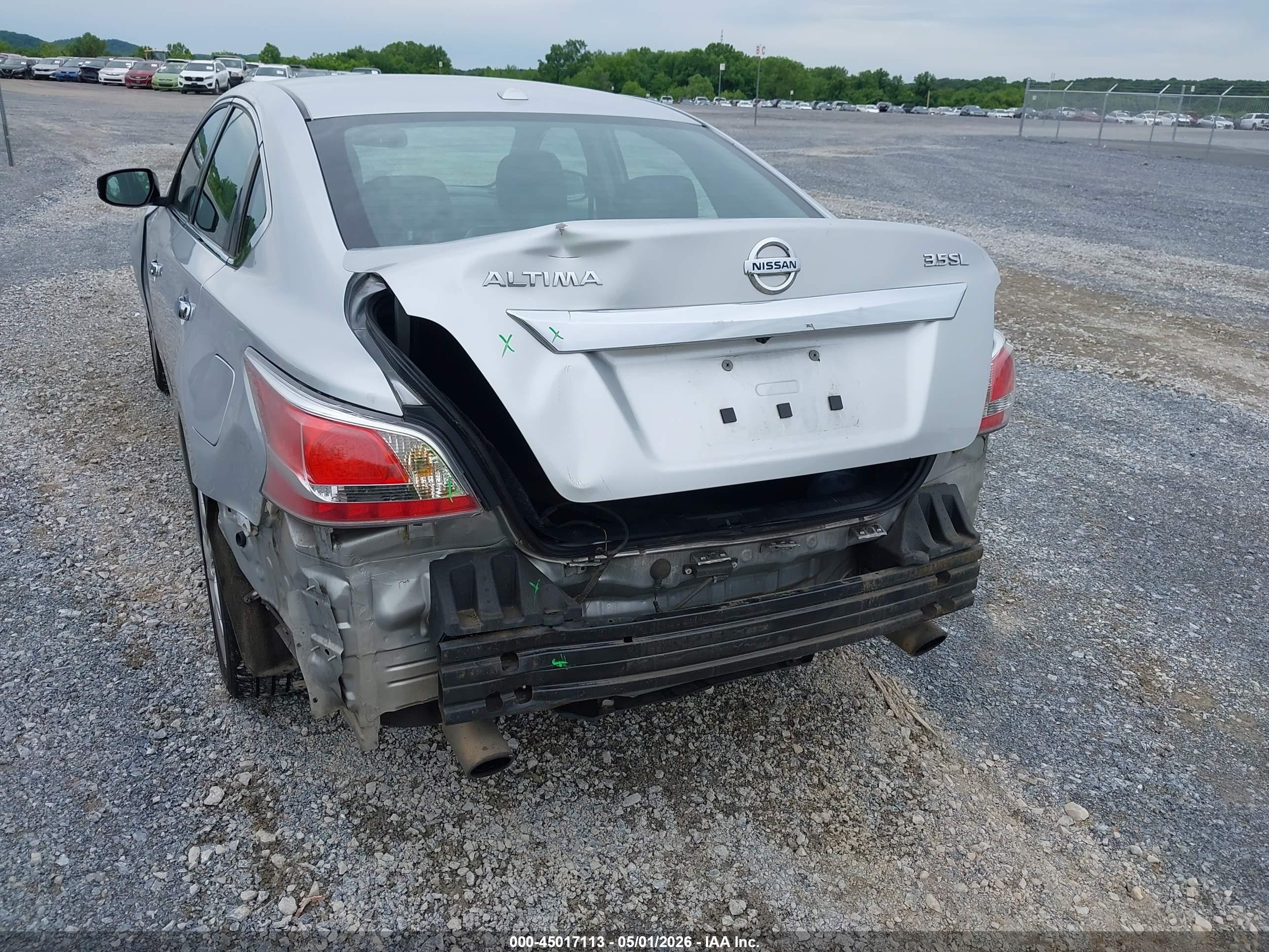 2015 Nissan Altima 3.5 S/3.5 Sl/3.5 Sv Gray vin: 1N4BL3AP1FC461881