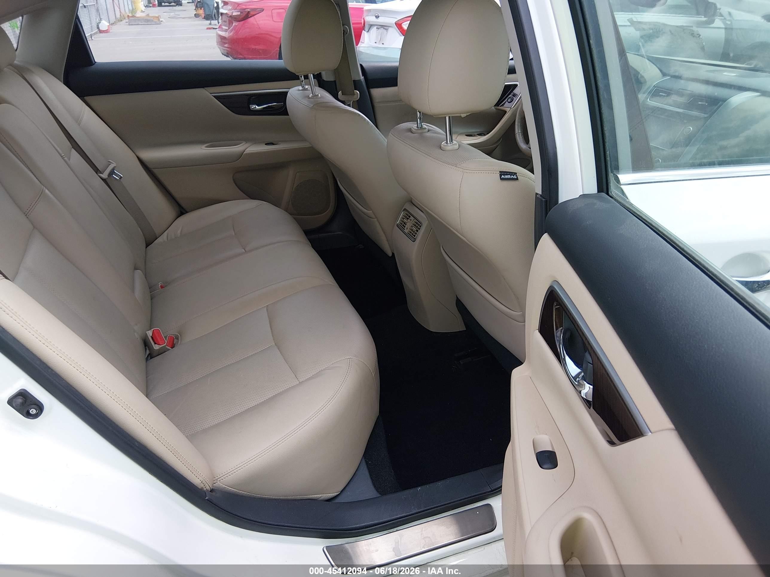 2015 Nissan Altima 3.5 Sl White vin: 1N4BL3AP1FC594298
