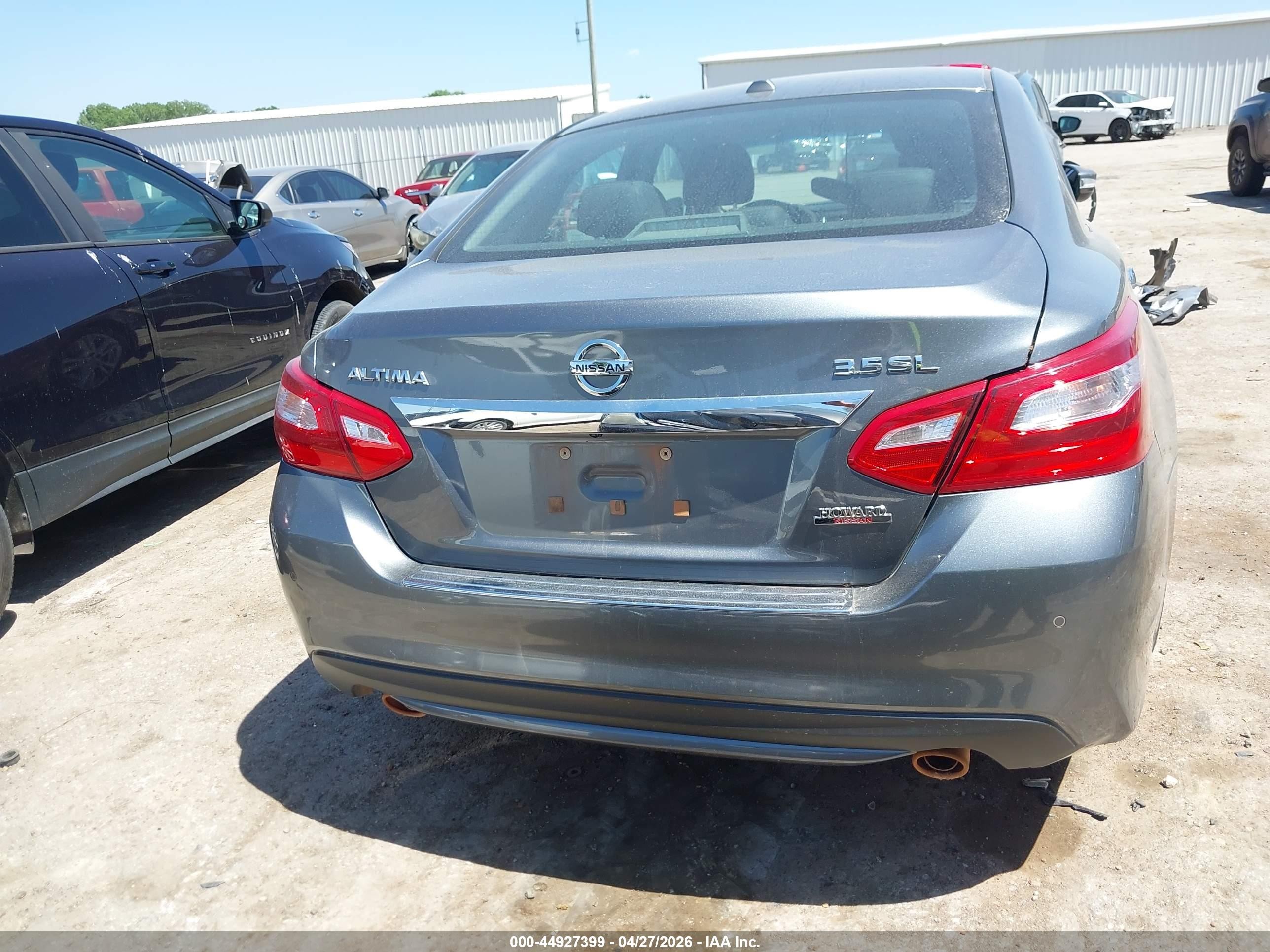 2016 Nissan Altima 3.5sl/3.5 Sr Серебряный vin: 1N4BL3AP1GC270902