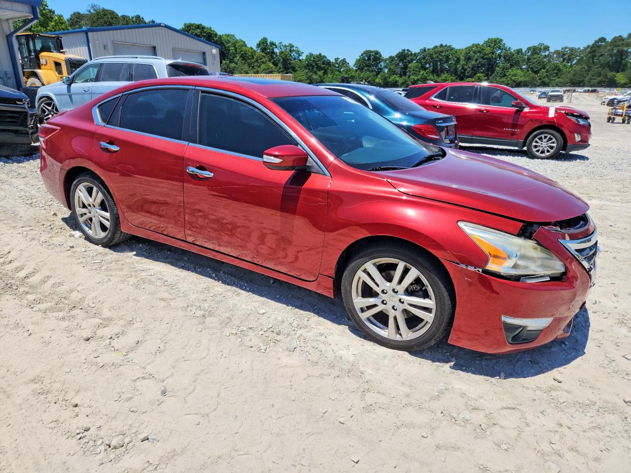 2013 Nissan Altima 3.5 S Red vin: 1N4BL3AP2DC105842