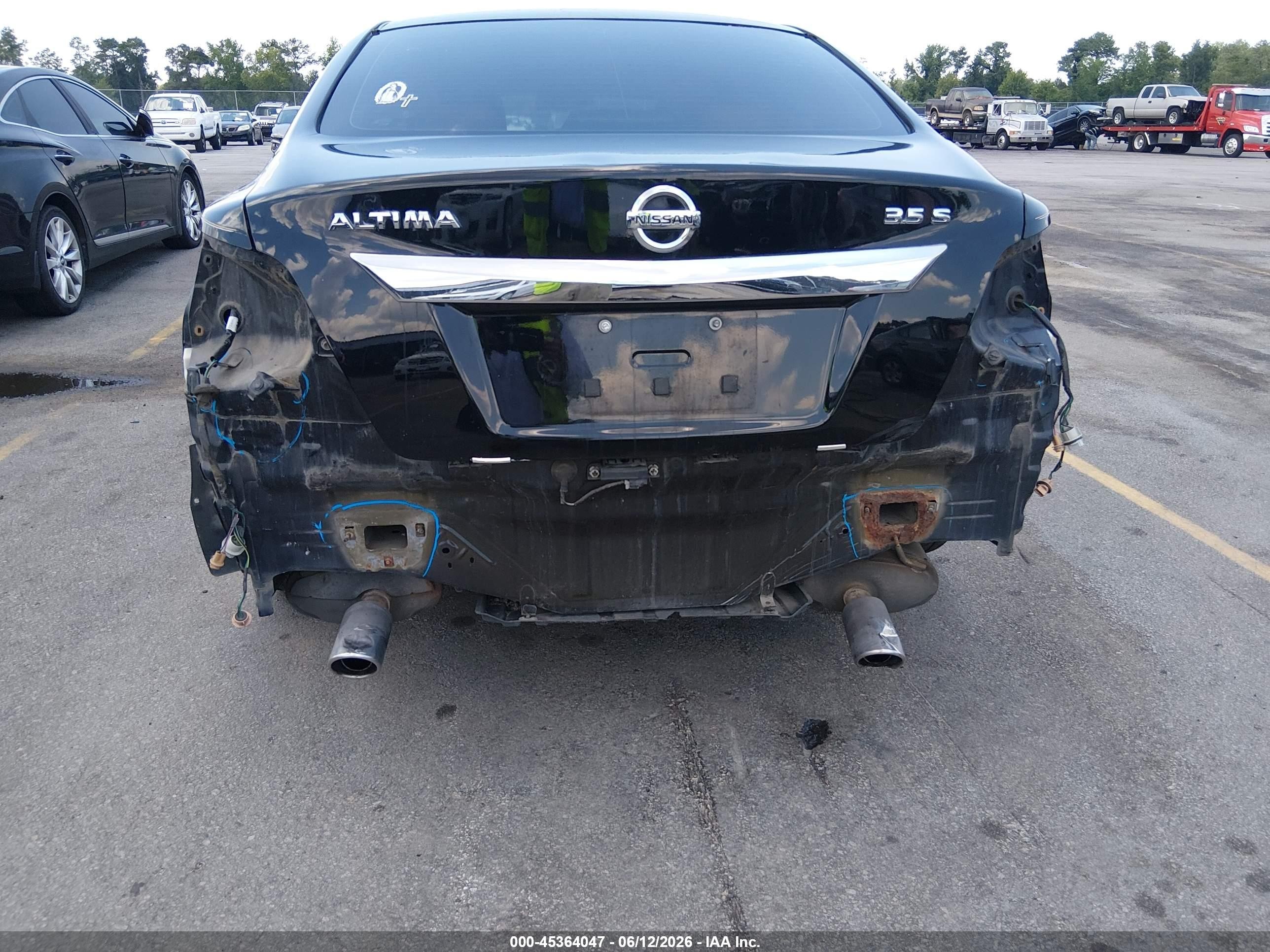 2013 Nissan Altima 3.5 S Black vin: 1N4BL3AP2DC222031