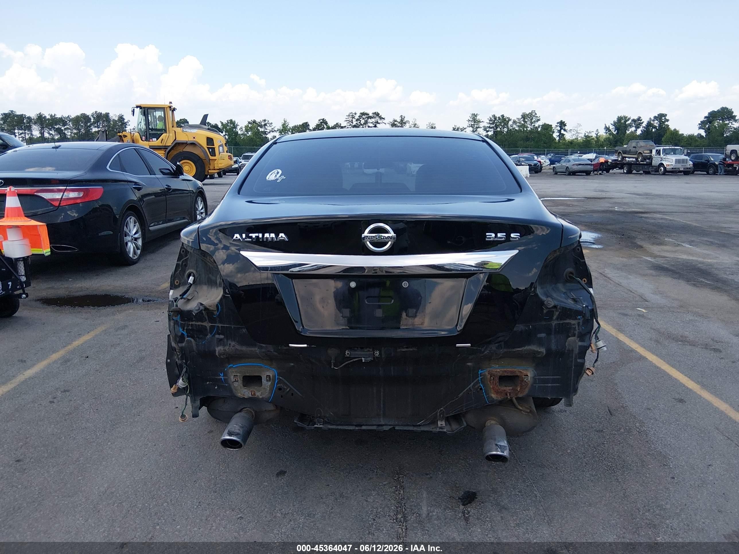 2013 Nissan Altima 3.5 S Black vin: 1N4BL3AP2DC222031