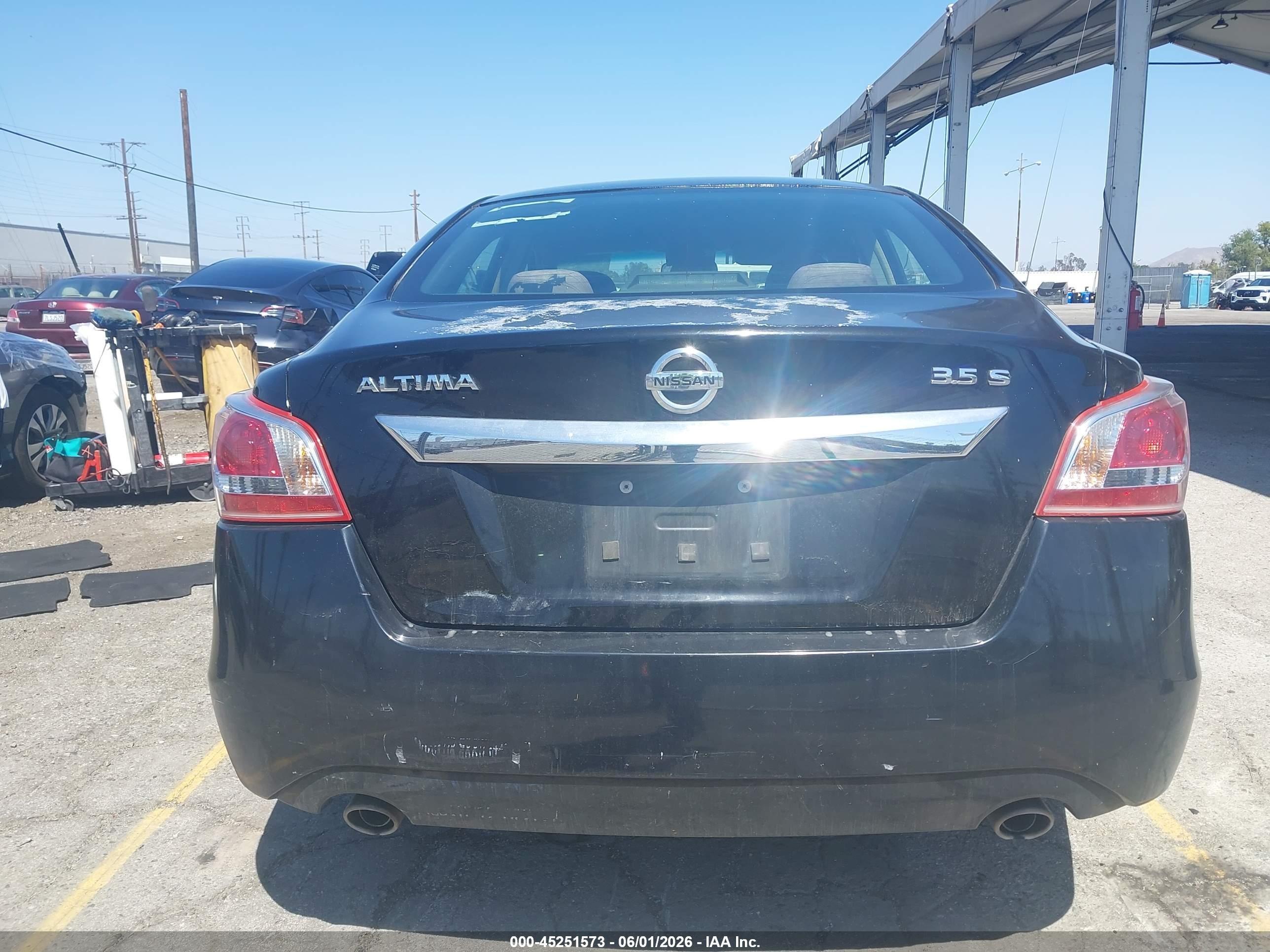 2013 Nissan Altima 3.5 S Black vin: 1N4BL3AP2DC234549