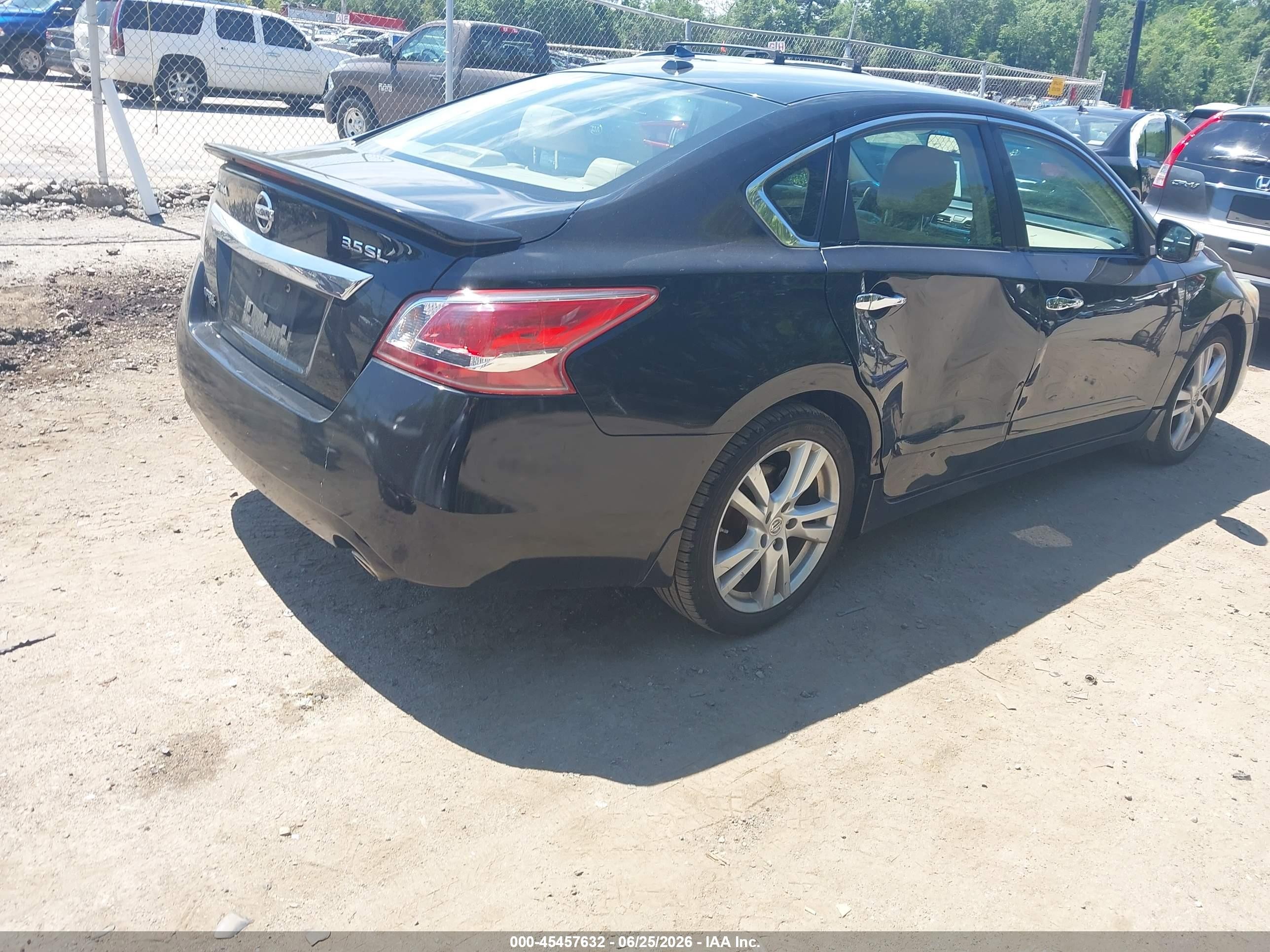 2013 Nissan Altima 3.5 Sl Black vin: 1N4BL3AP2DC238021