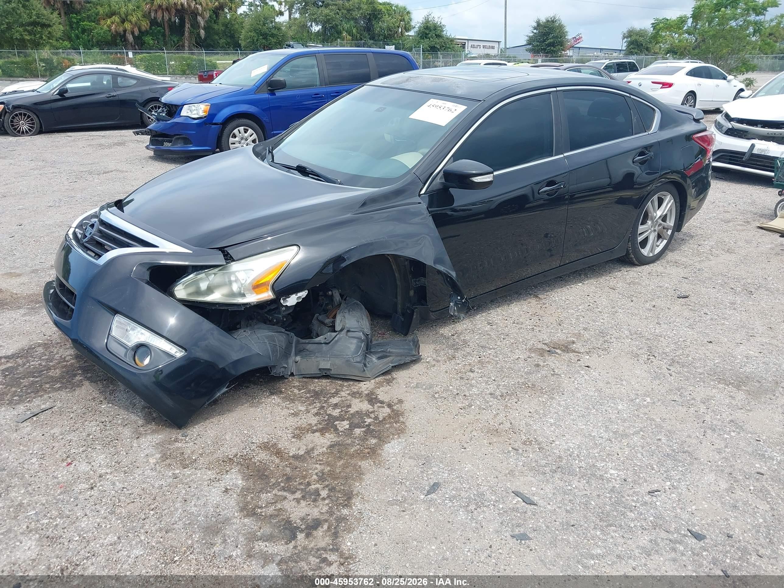 2013 Nissan Altima 3.5 Sl Black vin: 1N4BL3AP2DN436943