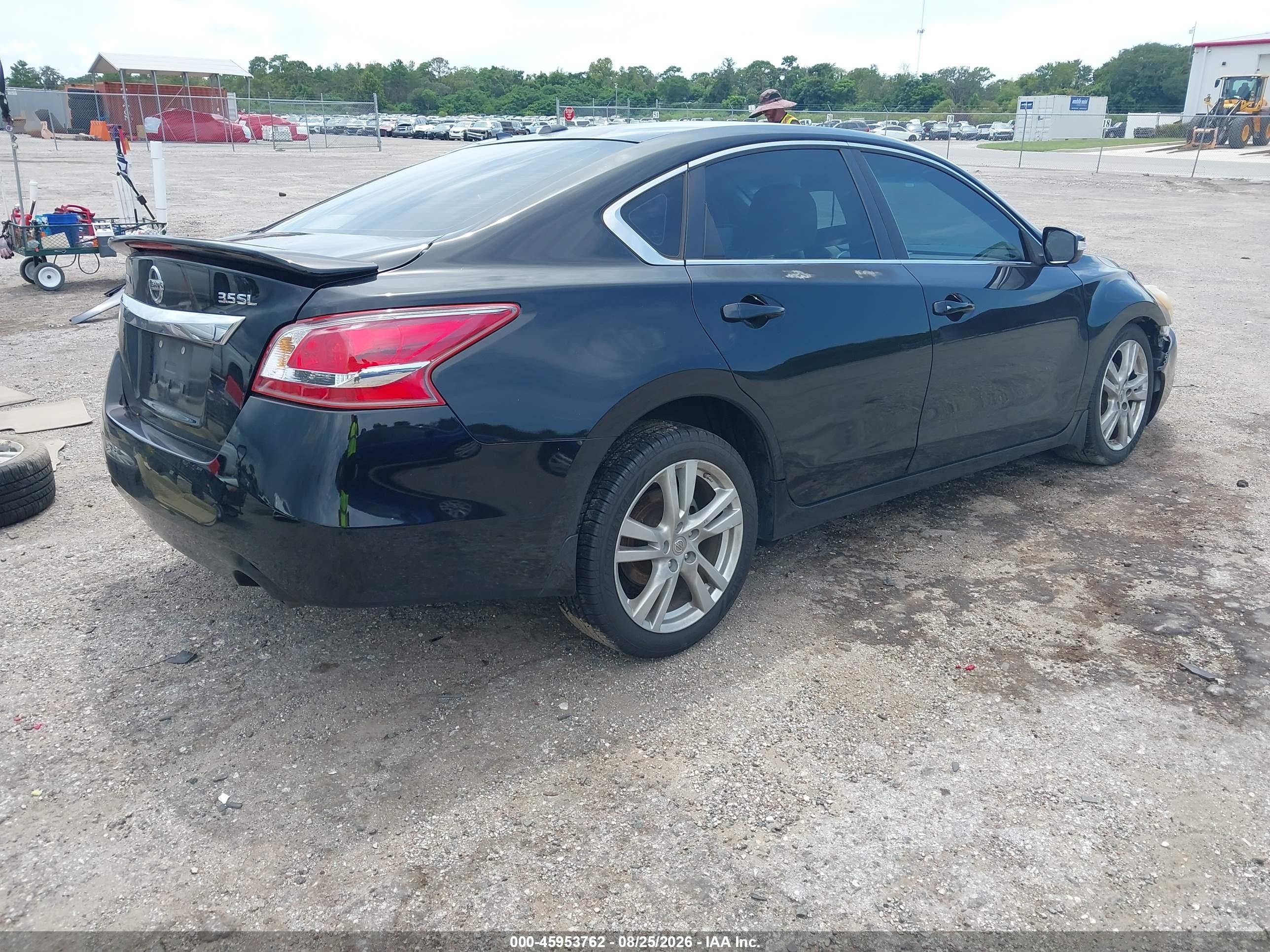 2013 Nissan Altima 3.5 Sl Black vin: 1N4BL3AP2DN436943