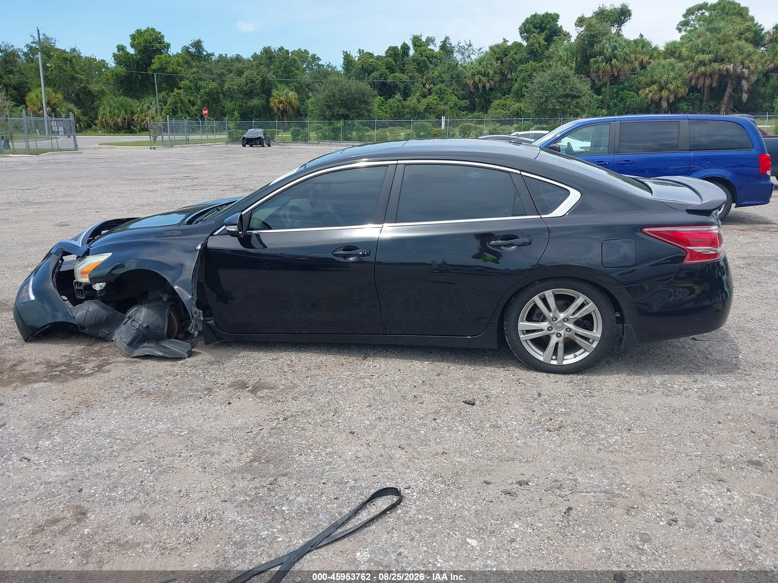 2013 Nissan Altima 3.5 Sl Black vin: 1N4BL3AP2DN436943