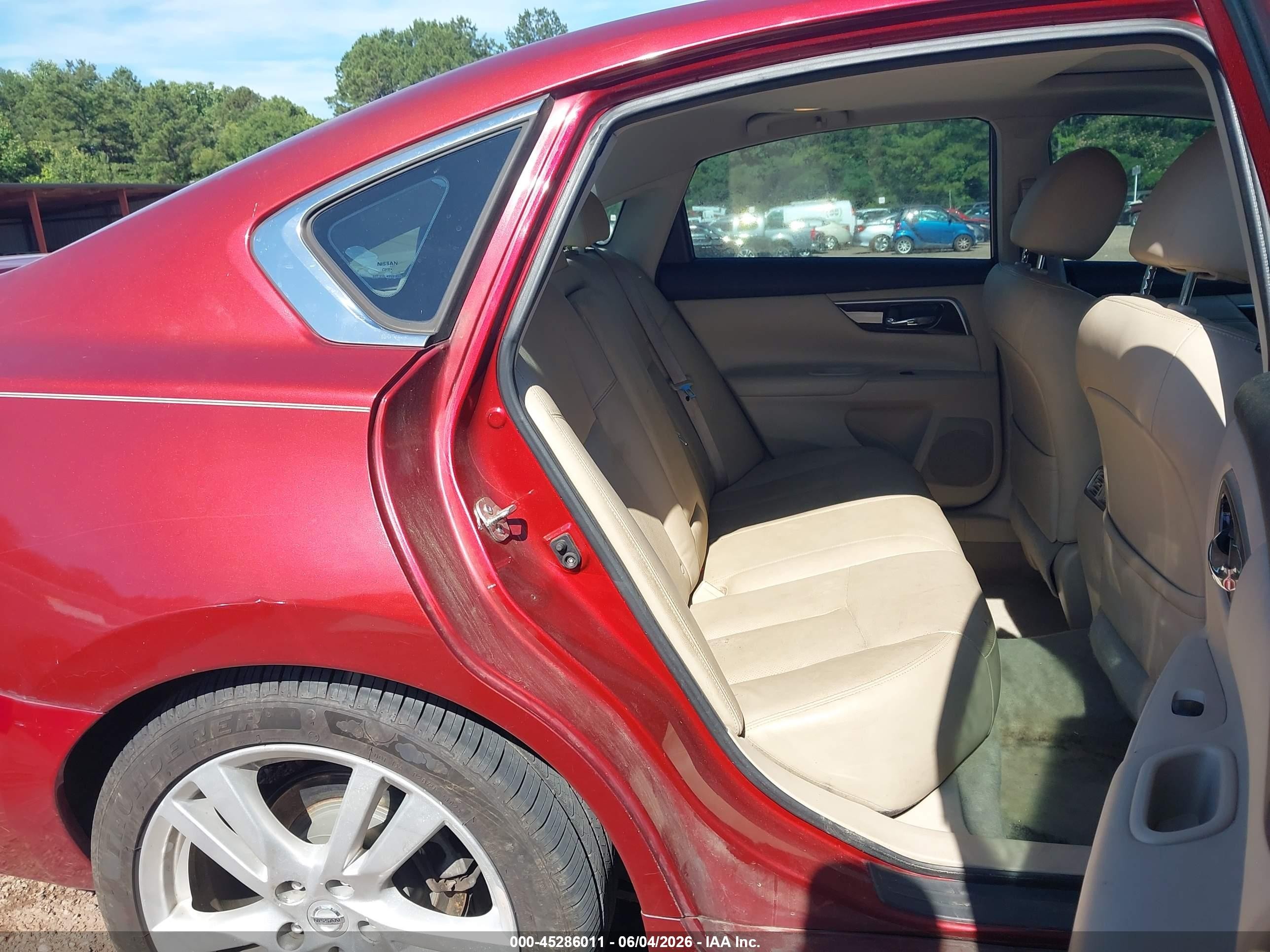 2014 Nissan Altima 3.5 Sl Red vin: 1N4BL3AP2EC107723