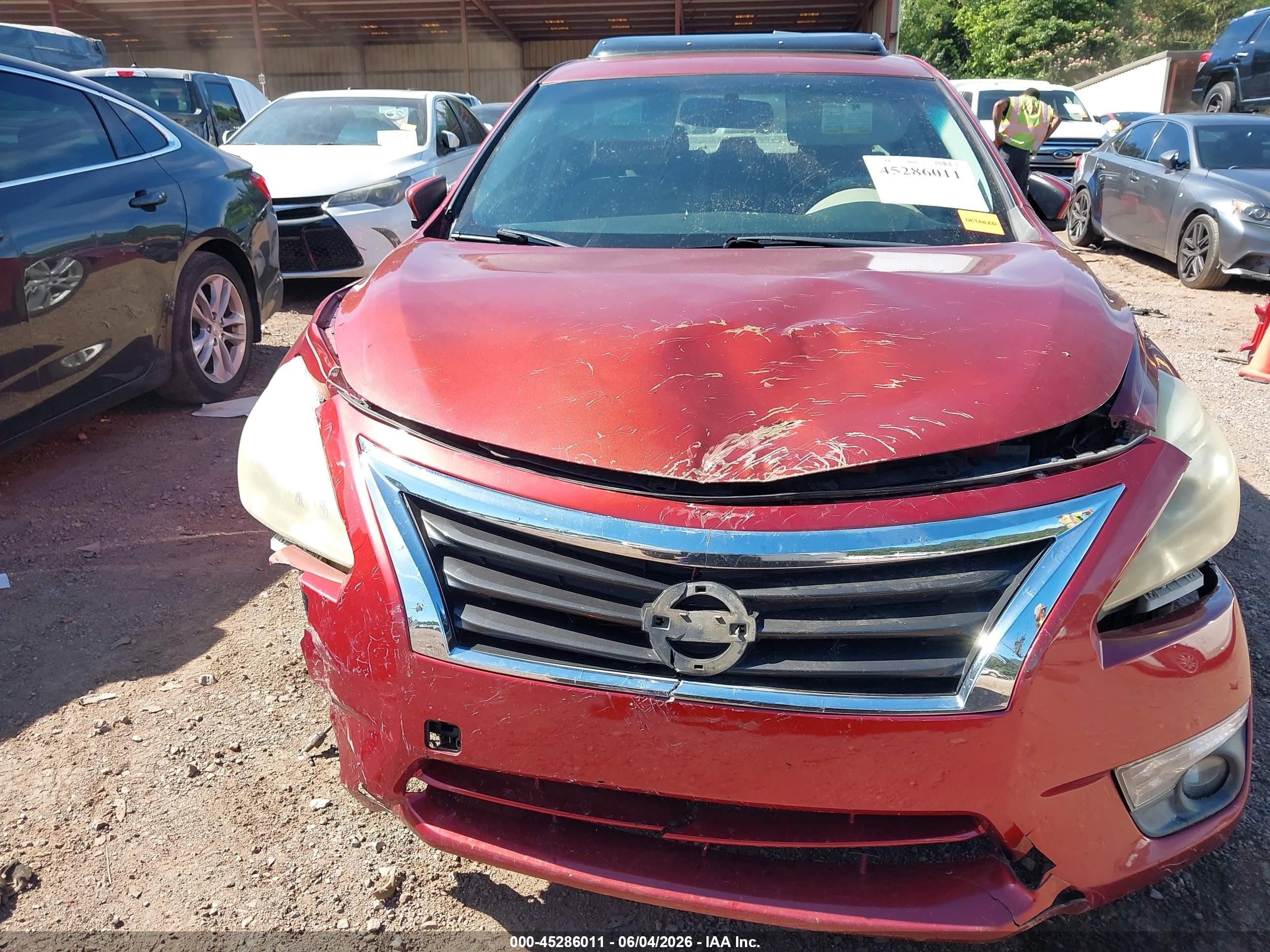 2014 Nissan Altima 3.5 Sl Red vin: 1N4BL3AP2EC107723