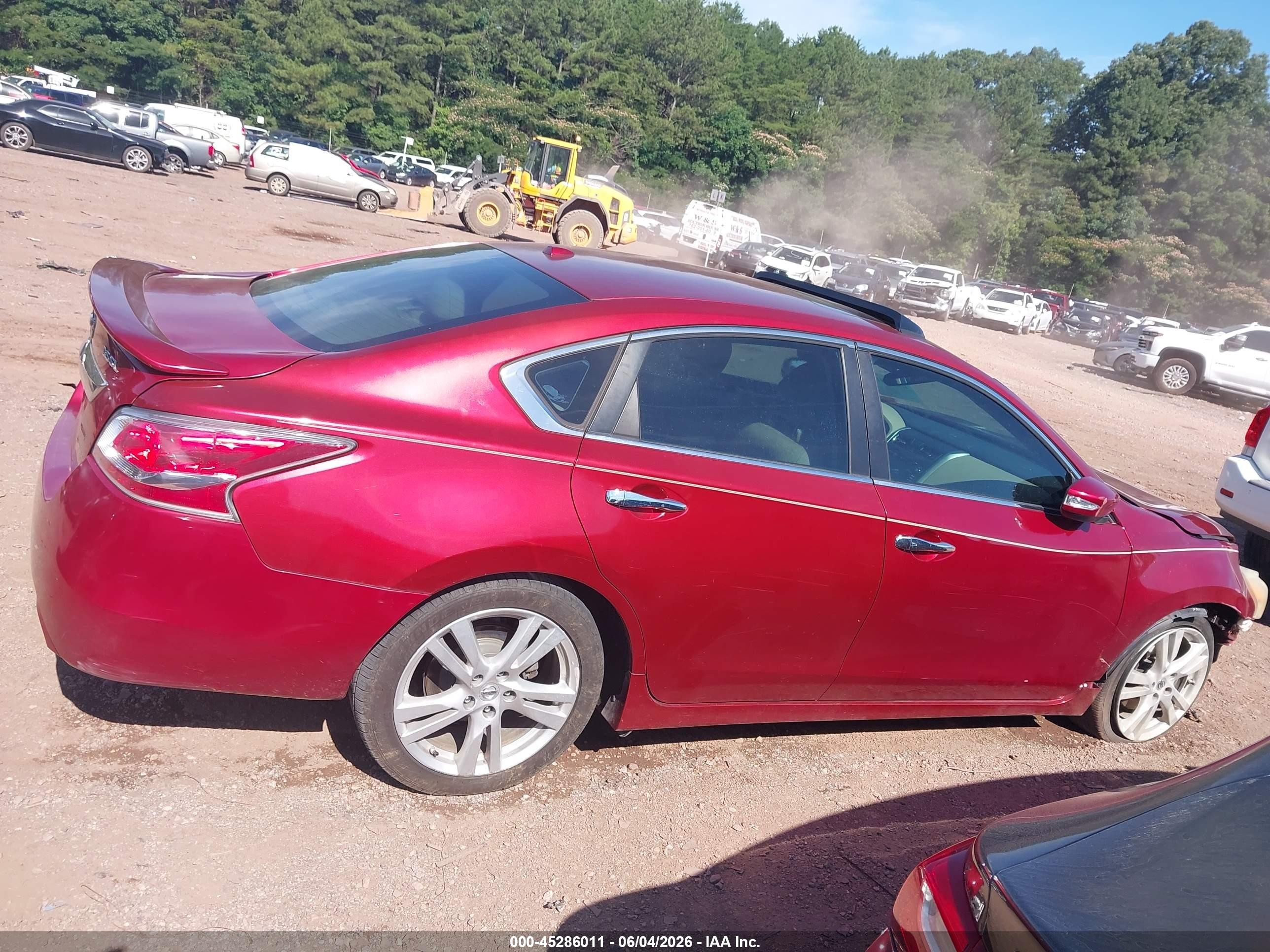 2014 Nissan Altima 3.5 Sl Red vin: 1N4BL3AP2EC107723