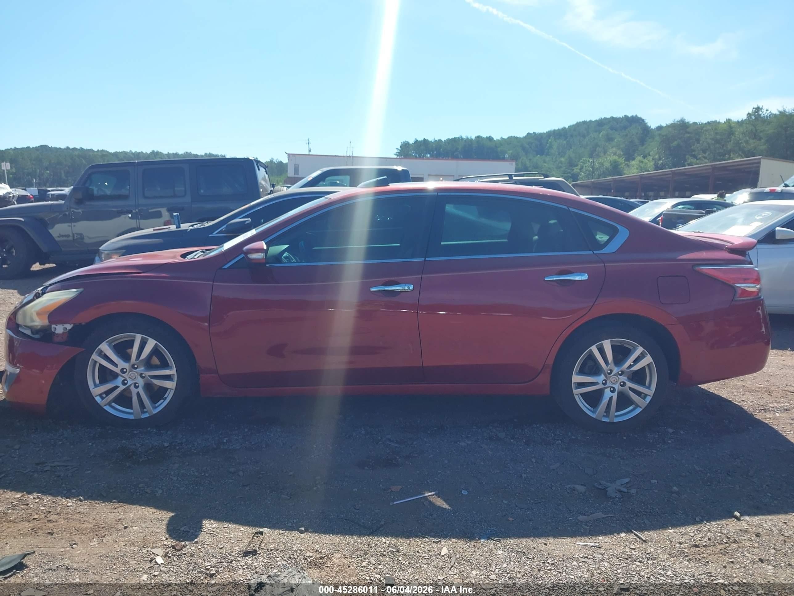 2014 Nissan Altima 3.5 Sl Red vin: 1N4BL3AP2EC107723