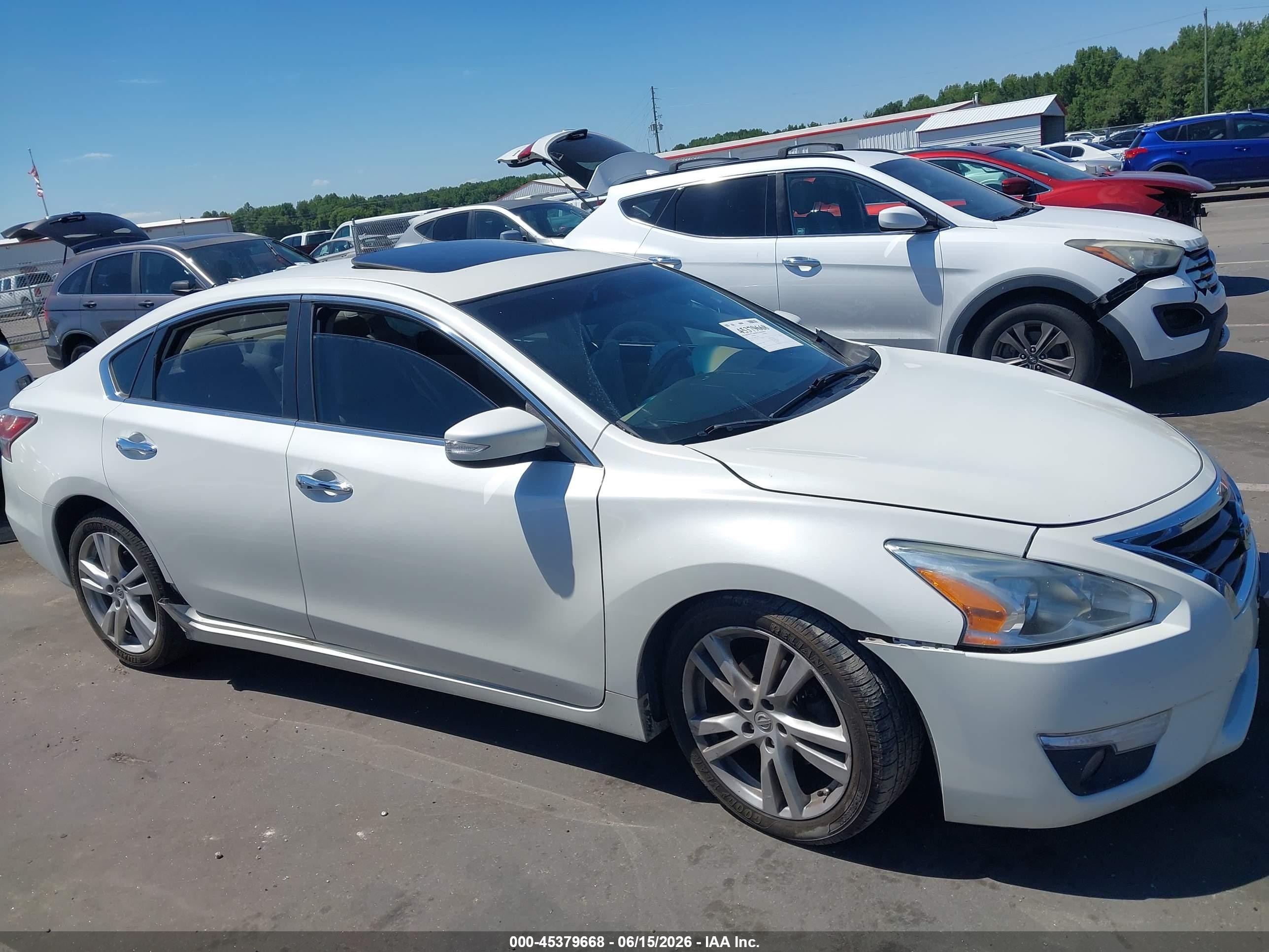 2015 Nissan Altima 3.5 Sl White vin: 1N4BL3AP2FC156258