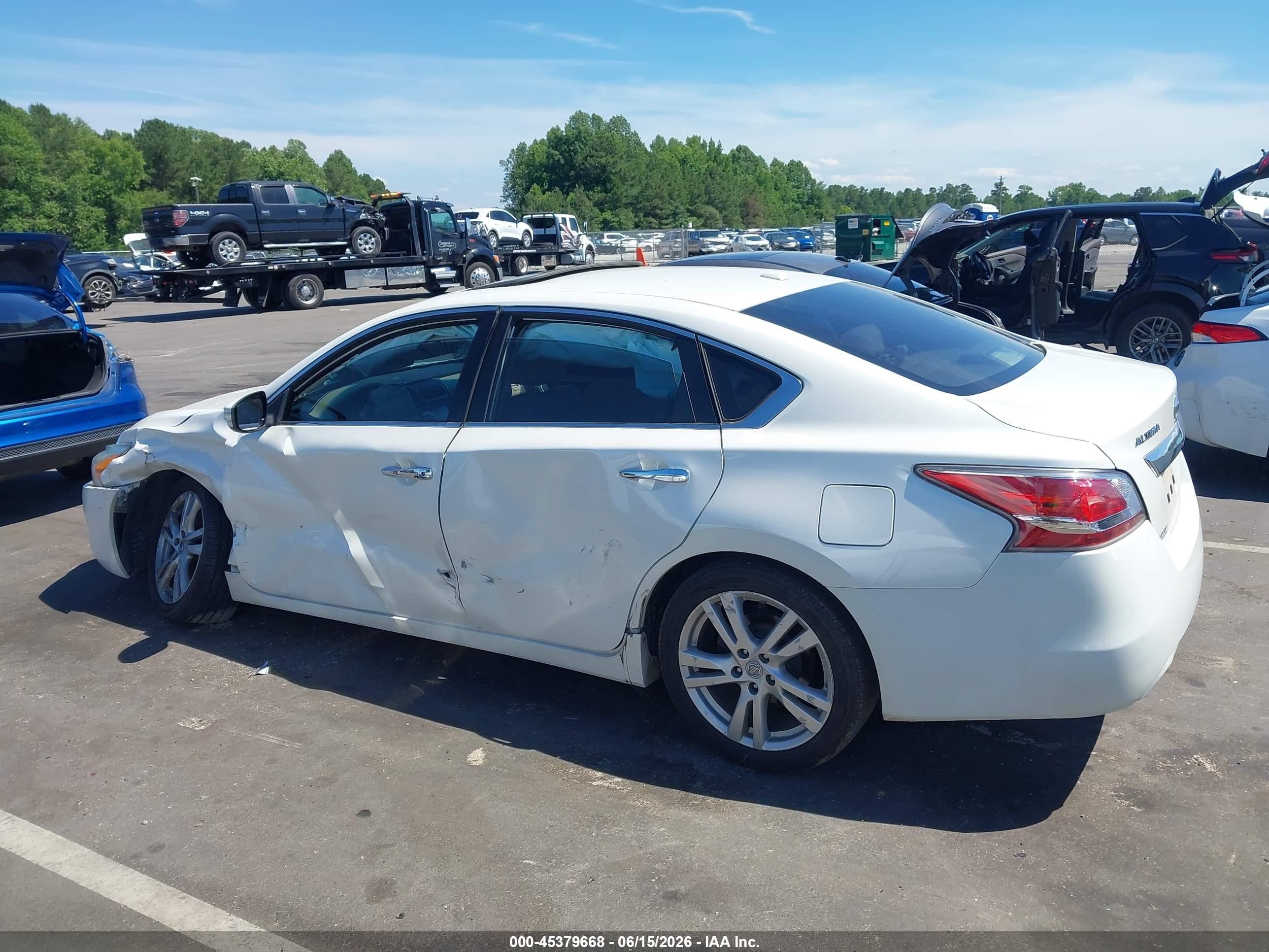 2015 Nissan Altima 3.5 Sl White vin: 1N4BL3AP2FC156258