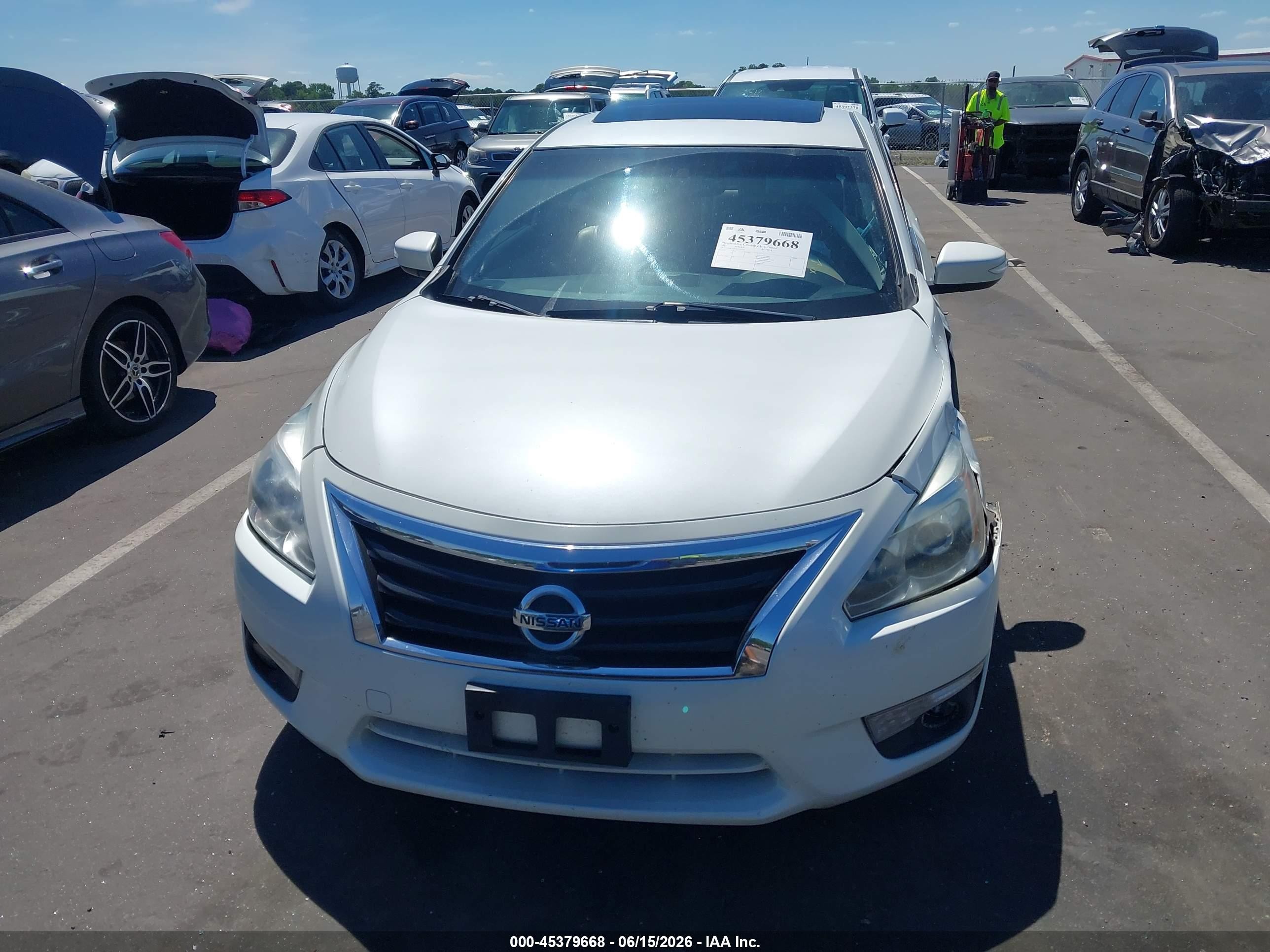 2015 Nissan Altima 3.5 Sl White vin: 1N4BL3AP2FC156258