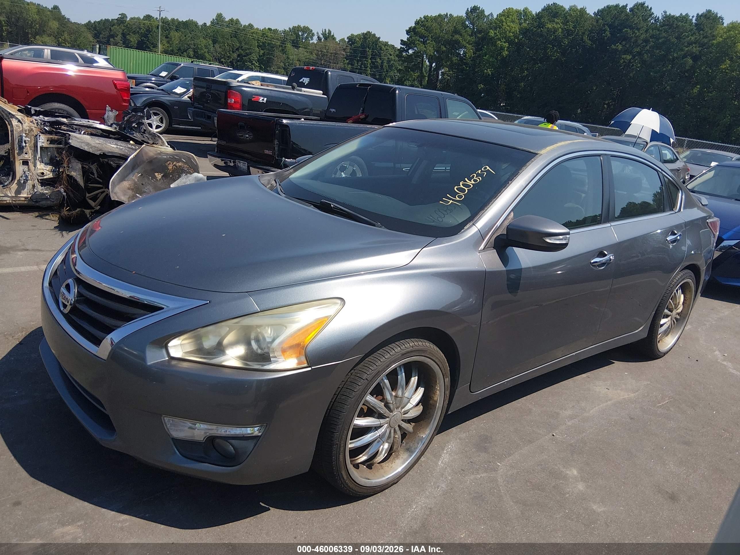 2015 Nissan Altima 3.5 S/3.5 Sl/3.5 Sv Silver vin: 1N4BL3AP2FC183234