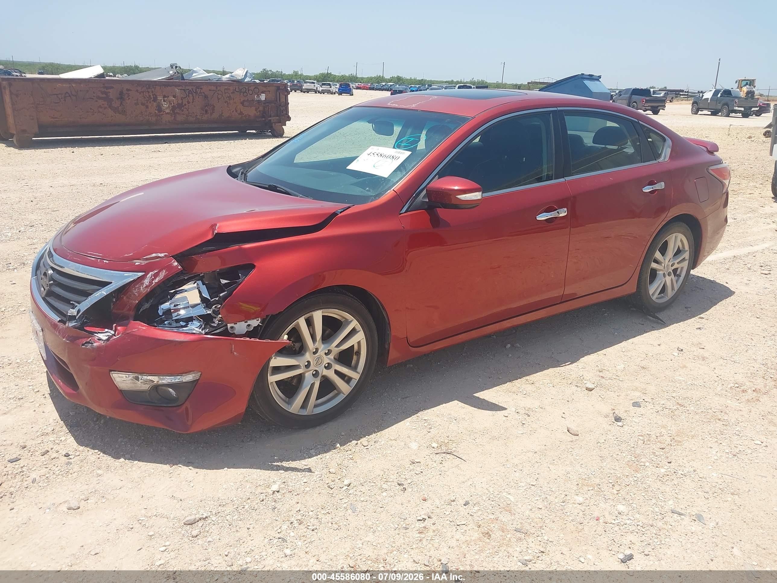 2015 Nissan Altima 3.5 S/3.5 Sl/3.5 Sv Красный vin: 1N4BL3AP2FC248437