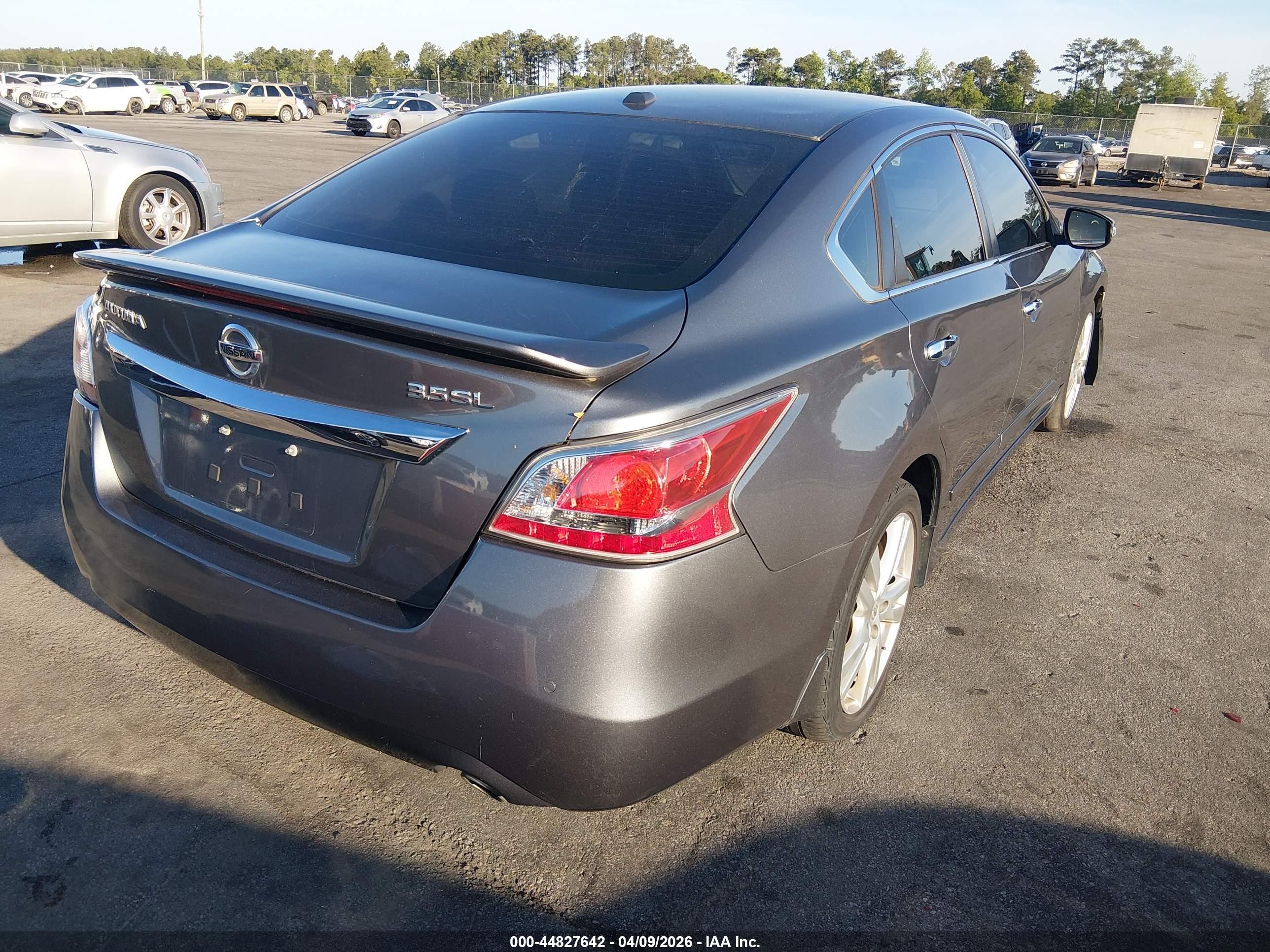 2015 Nissan Altima 3.5 Sl Gray vin: 1N4BL3AP2FC253296