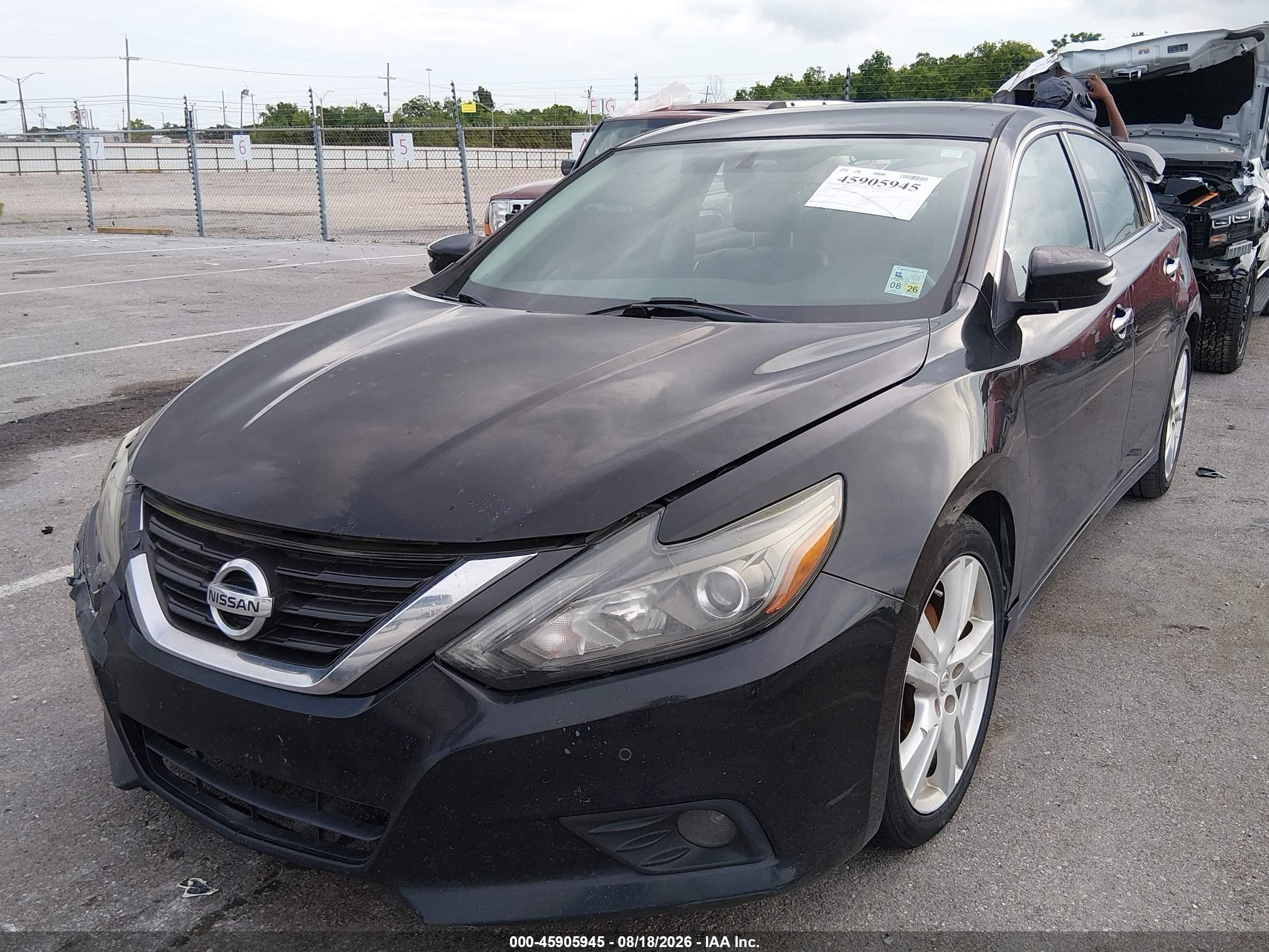 2017 Nissan Altima 3.5 Sl Black vin: 1N4BL3AP2HC130973