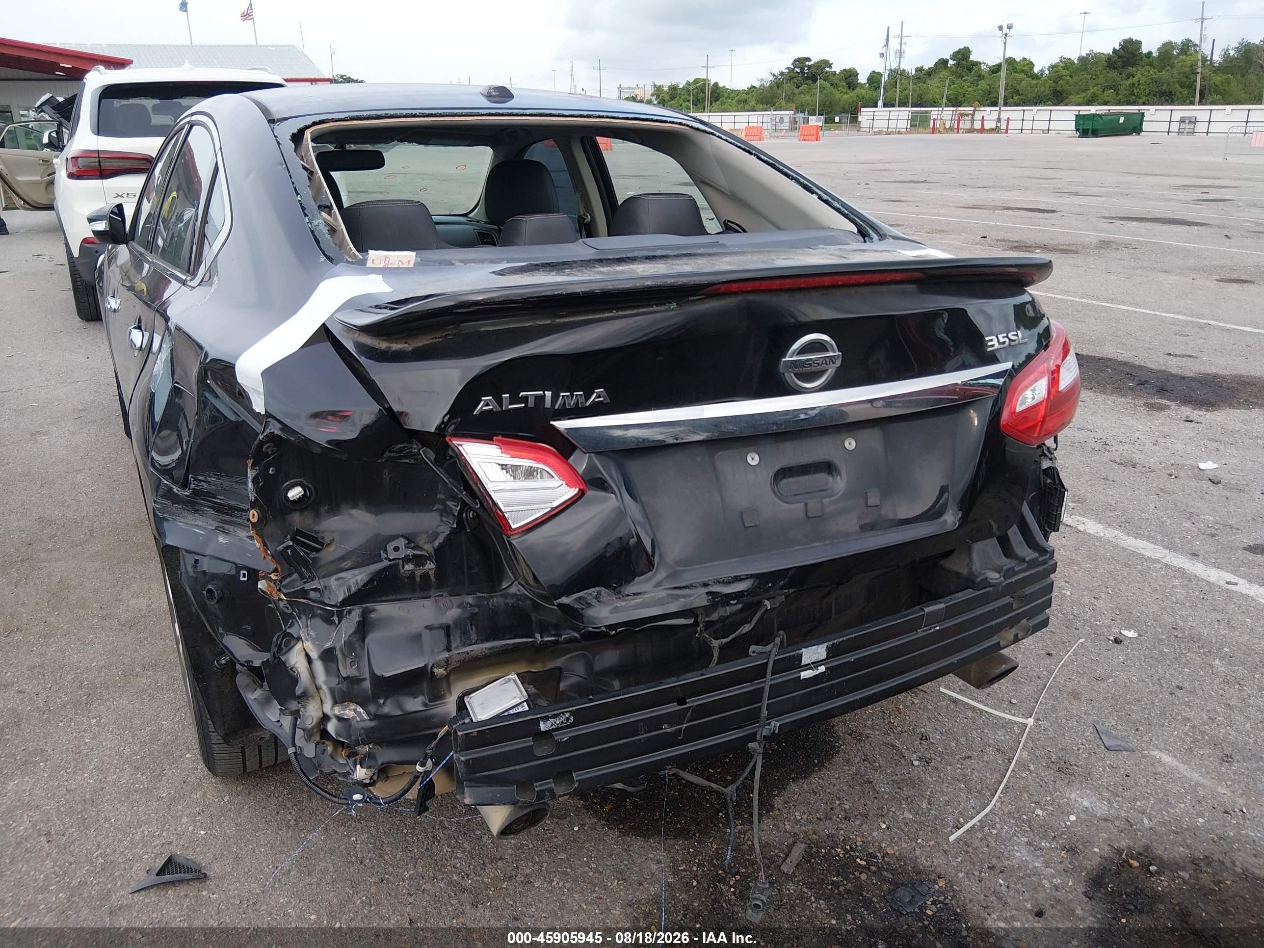 2017 Nissan Altima 3.5 Sl Black vin: 1N4BL3AP2HC130973