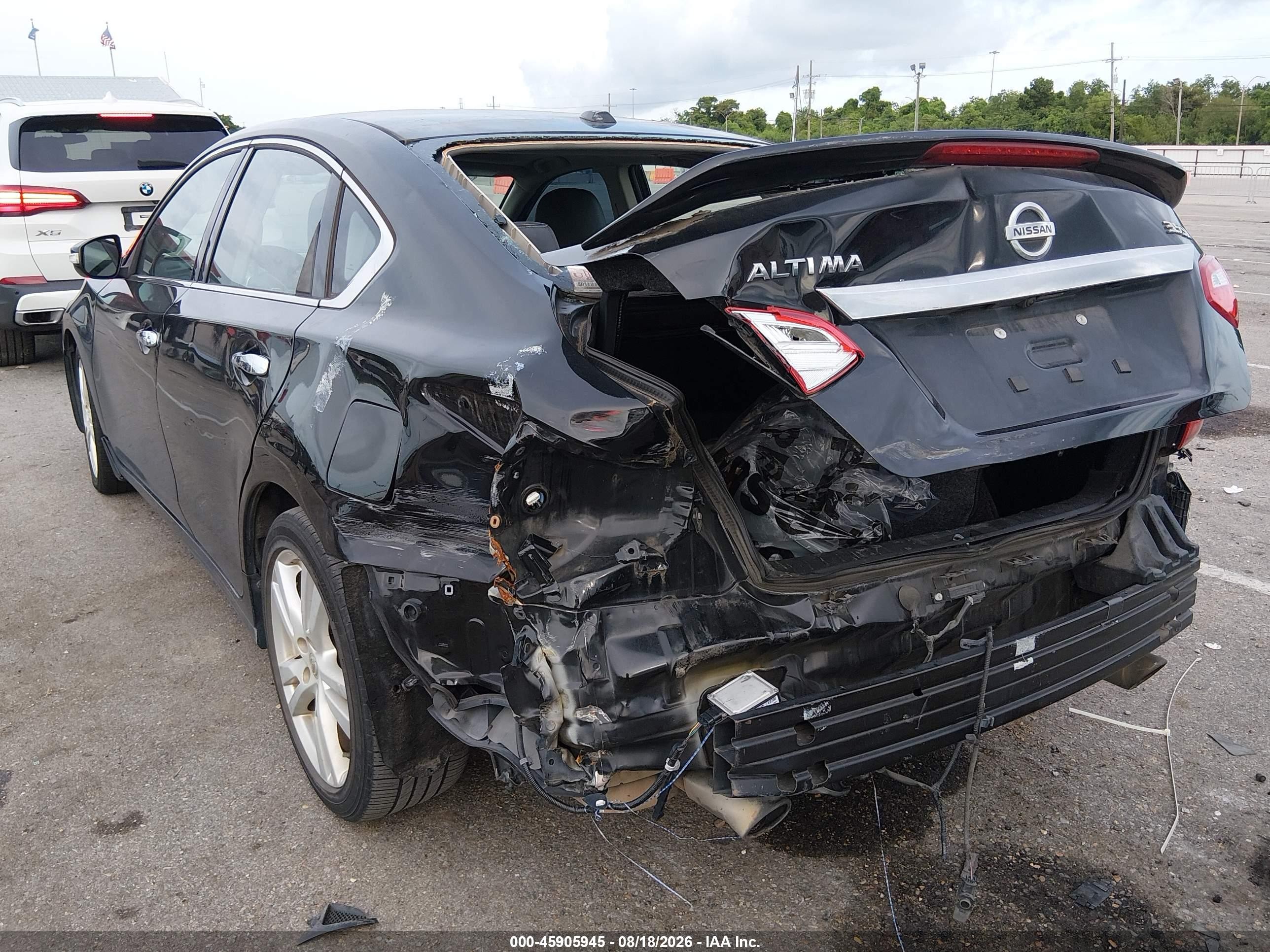 2017 Nissan Altima 3.5 Sl Black vin: 1N4BL3AP2HC130973