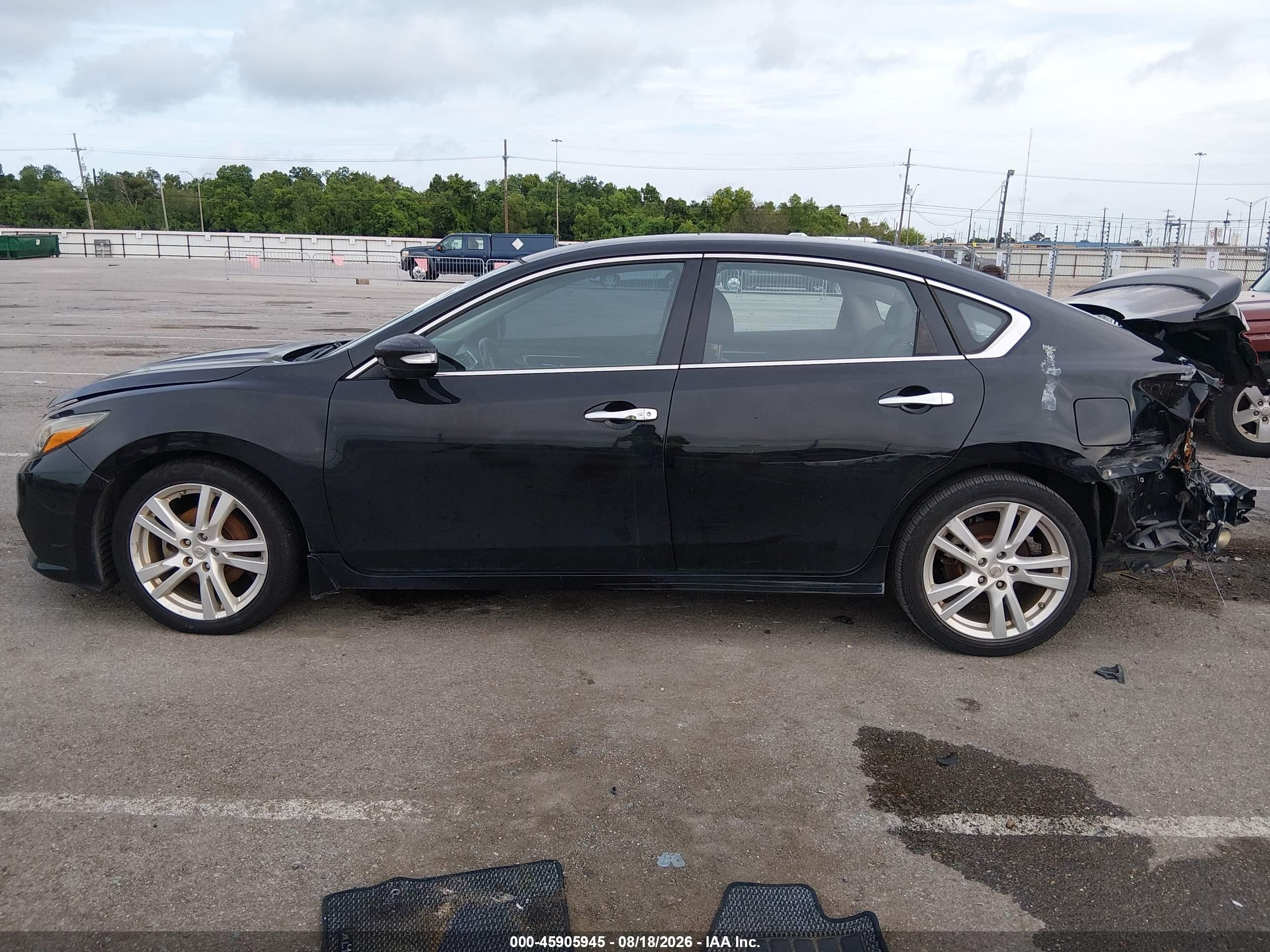2017 Nissan Altima 3.5 Sl Black vin: 1N4BL3AP2HC130973