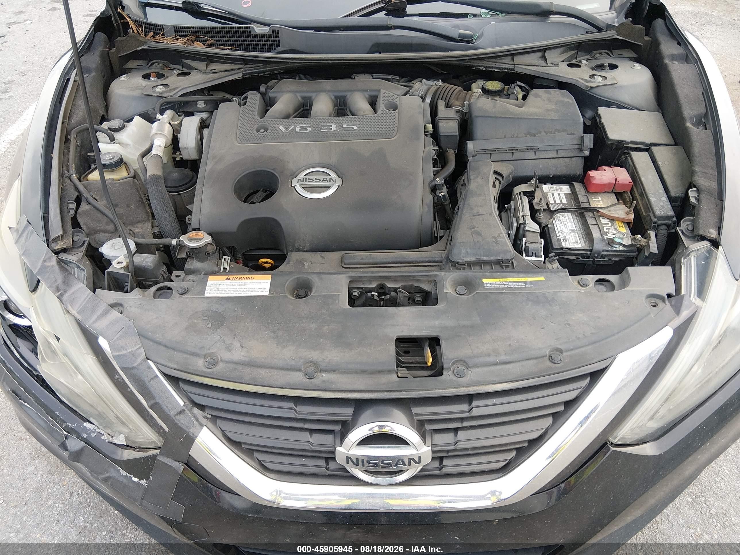 2017 Nissan Altima 3.5 Sl Black vin: 1N4BL3AP2HC130973