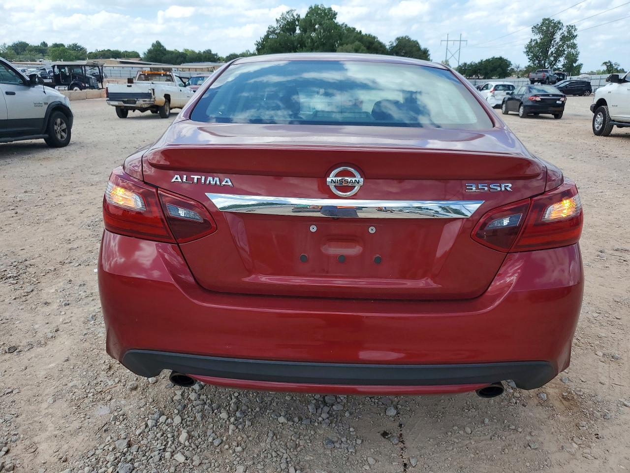 2017 Nissan Altima 3.5 Sr Red vin: 1N4BL3AP2HC200259