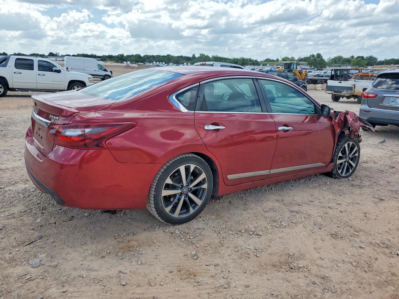 2017 Nissan Altima 3.5 Sr Red vin: 1N4BL3AP2HC200259