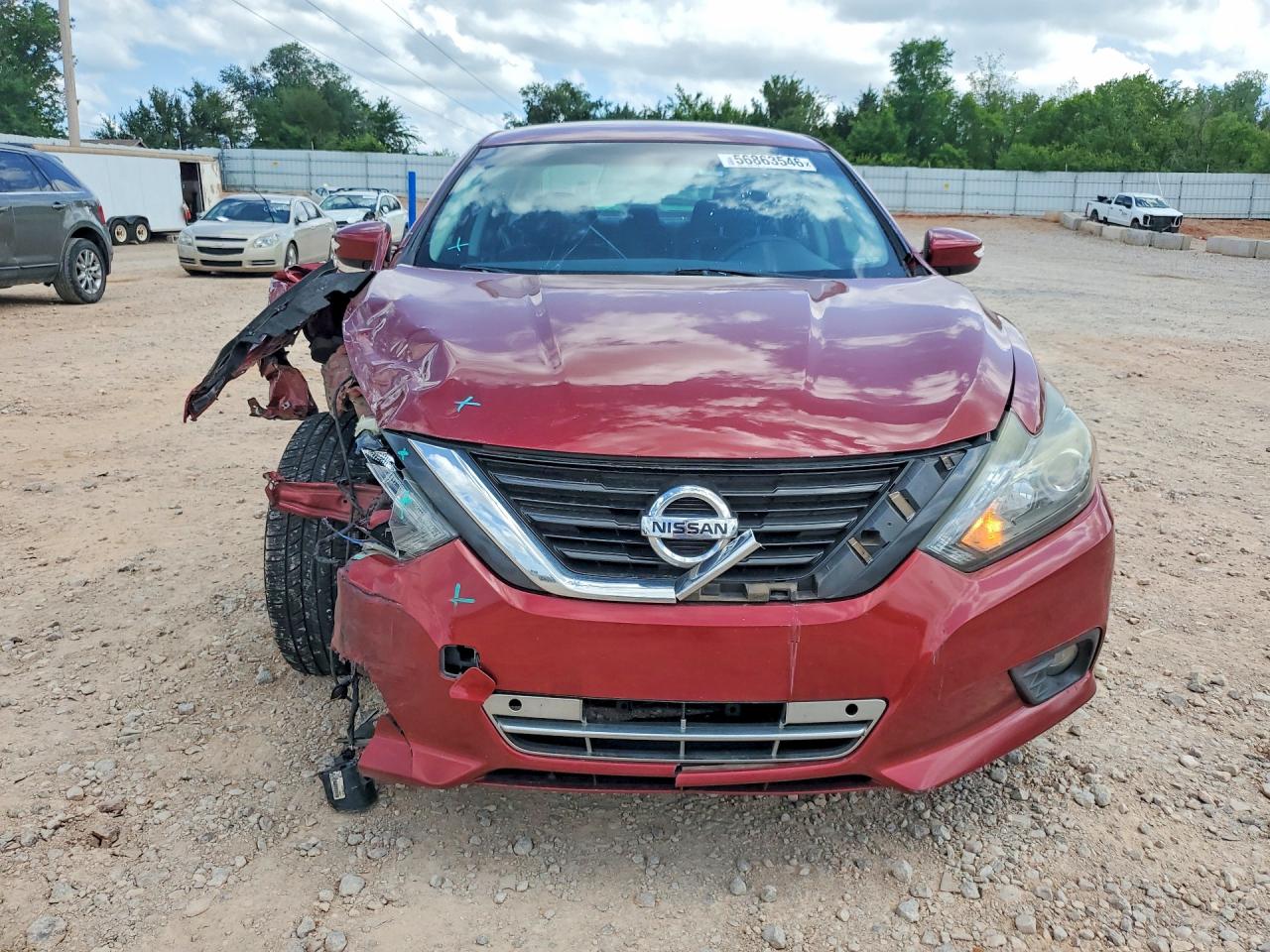 2017 Nissan Altima 3.5 Sr Red vin: 1N4BL3AP2HC200259