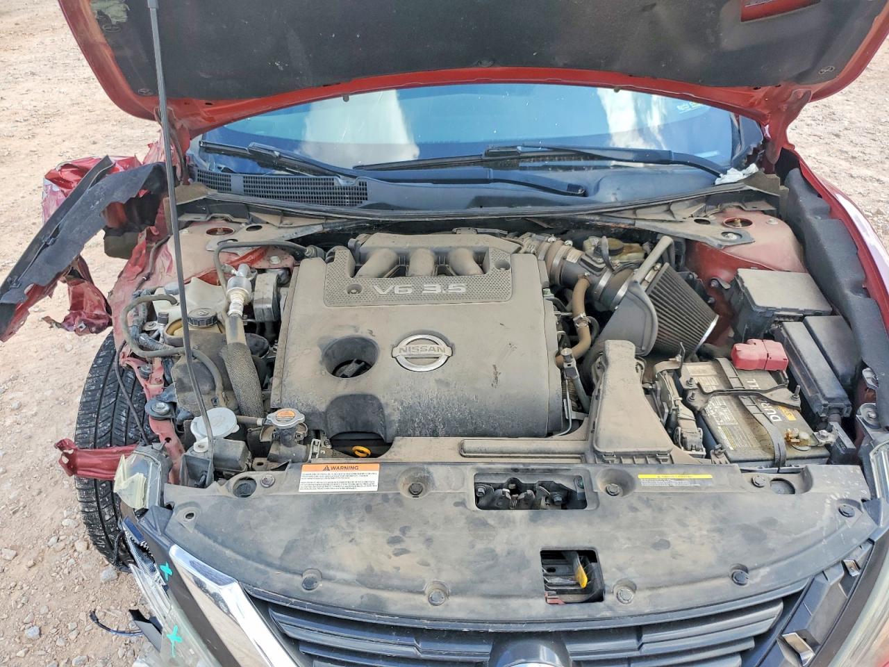 2017 Nissan Altima 3.5 Sr Red vin: 1N4BL3AP2HC200259