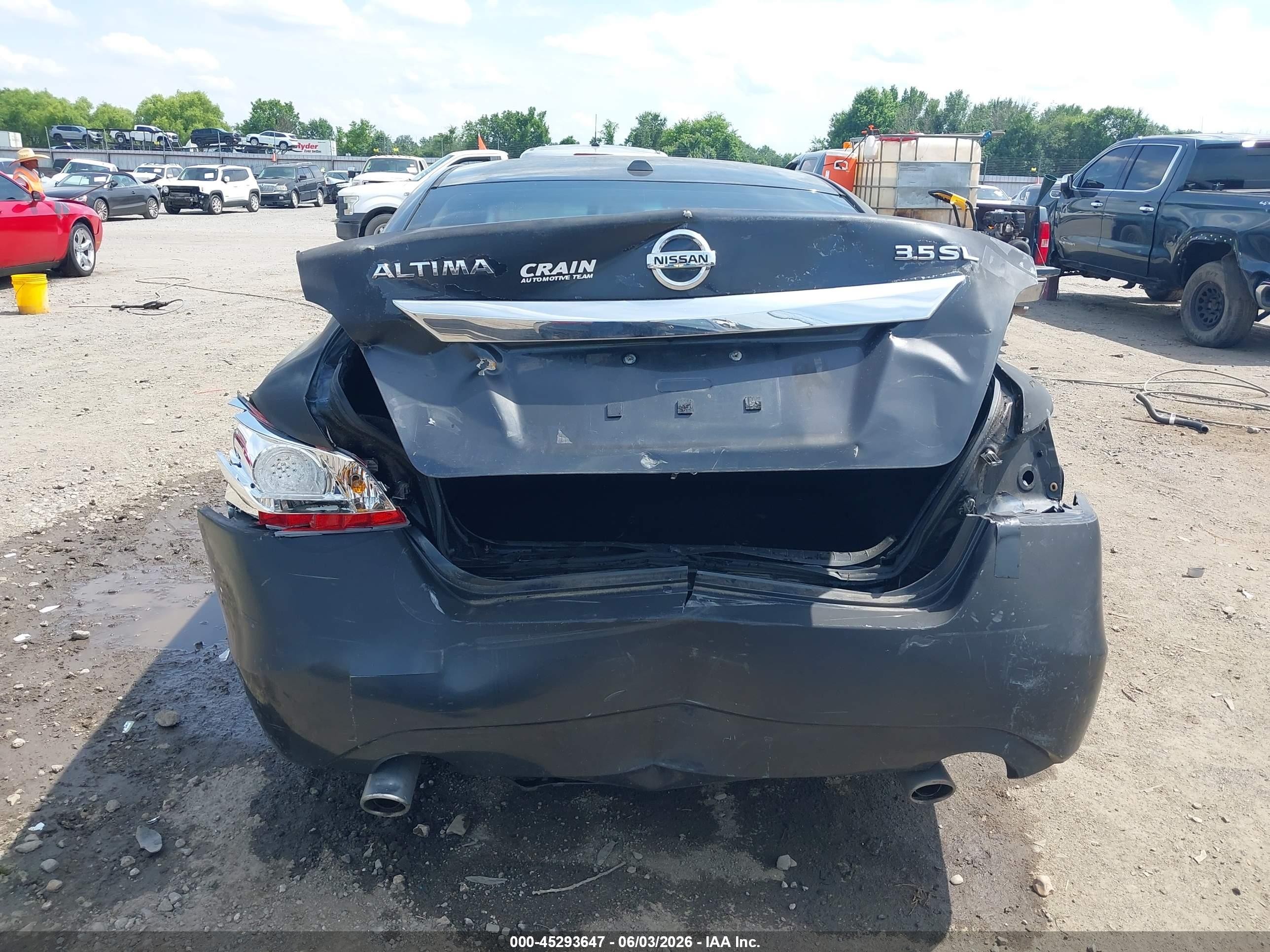 2013 Nissan Altima 3.5 Sl Gray vin: 1N4BL3AP3DC209014
