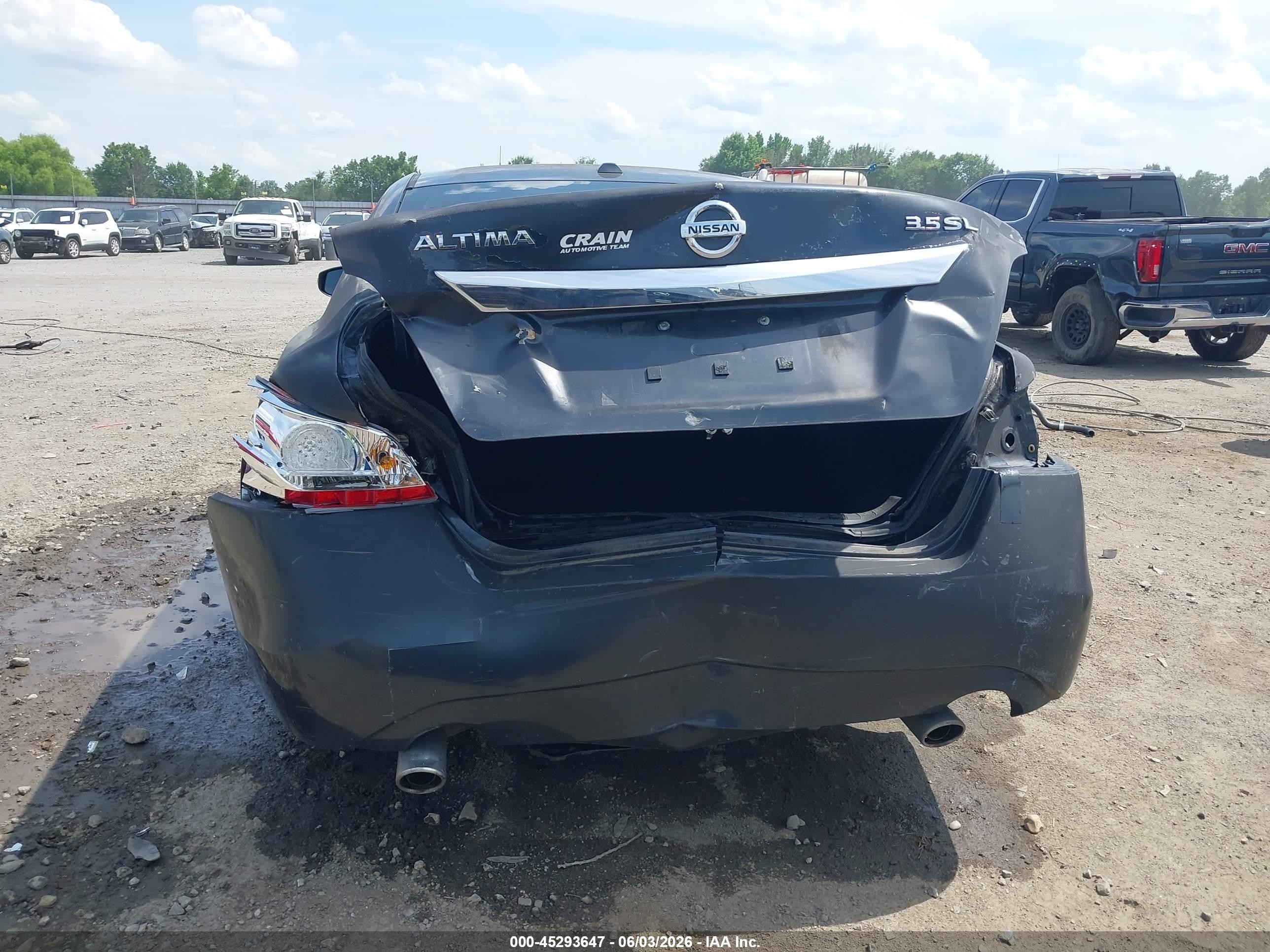 2013 Nissan Altima 3.5 Sl Gray vin: 1N4BL3AP3DC209014