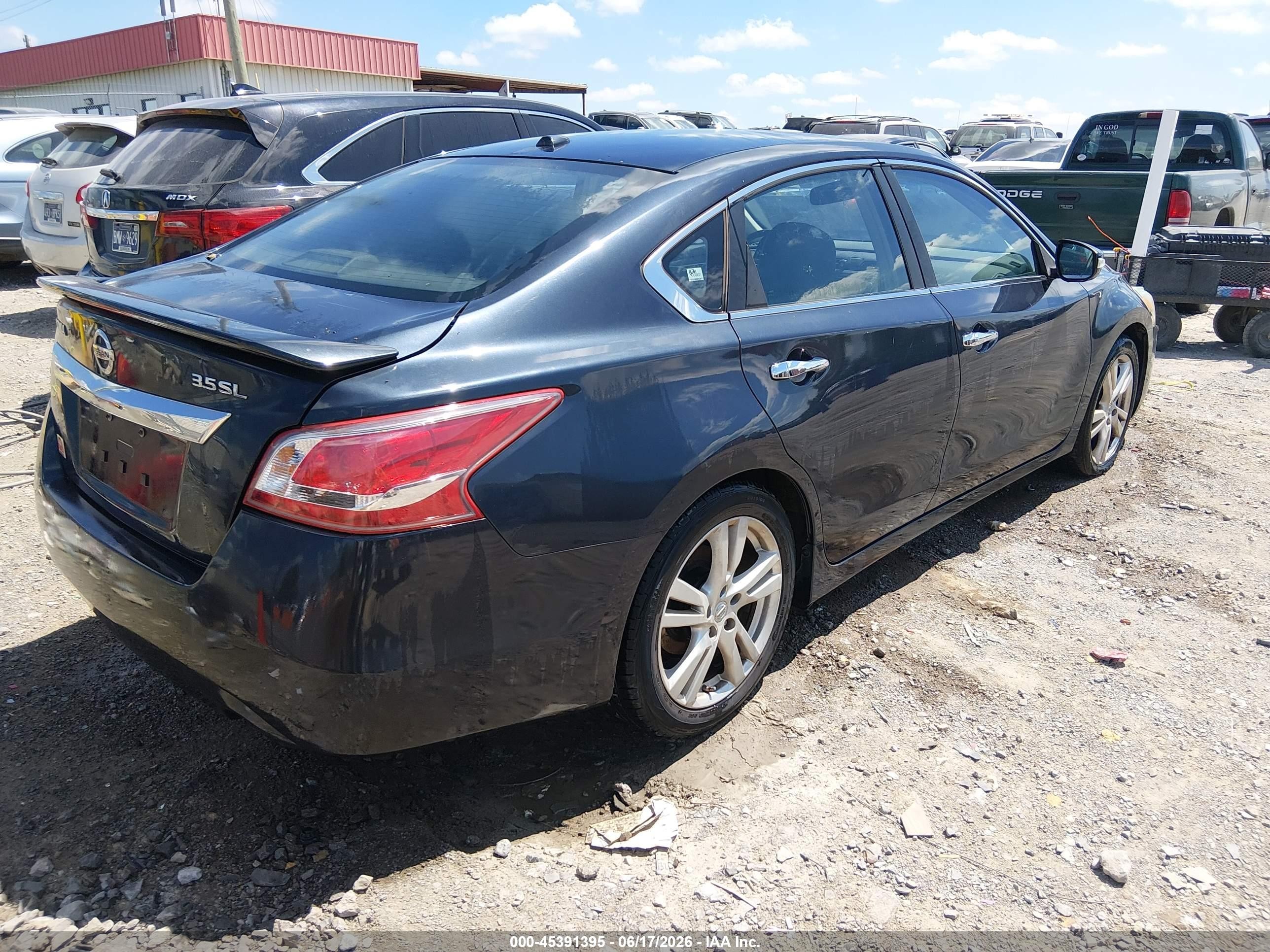 2013 Nissan Altima 3.5 Sl Синий vin: 1N4BL3AP3DC252106