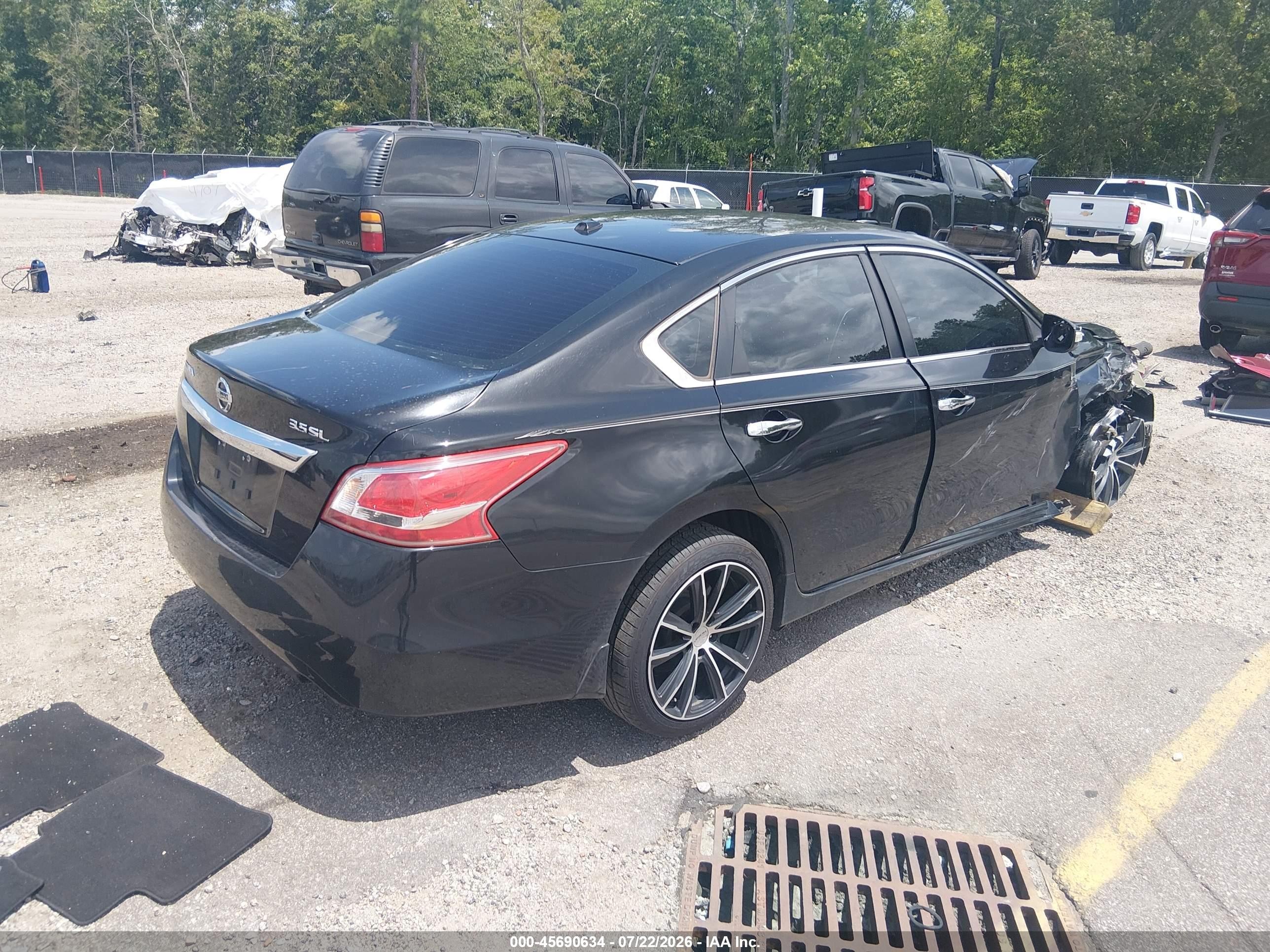 2013 Nissan Altima 3.5 Sl Черный vin: 1N4BL3AP3DC905260