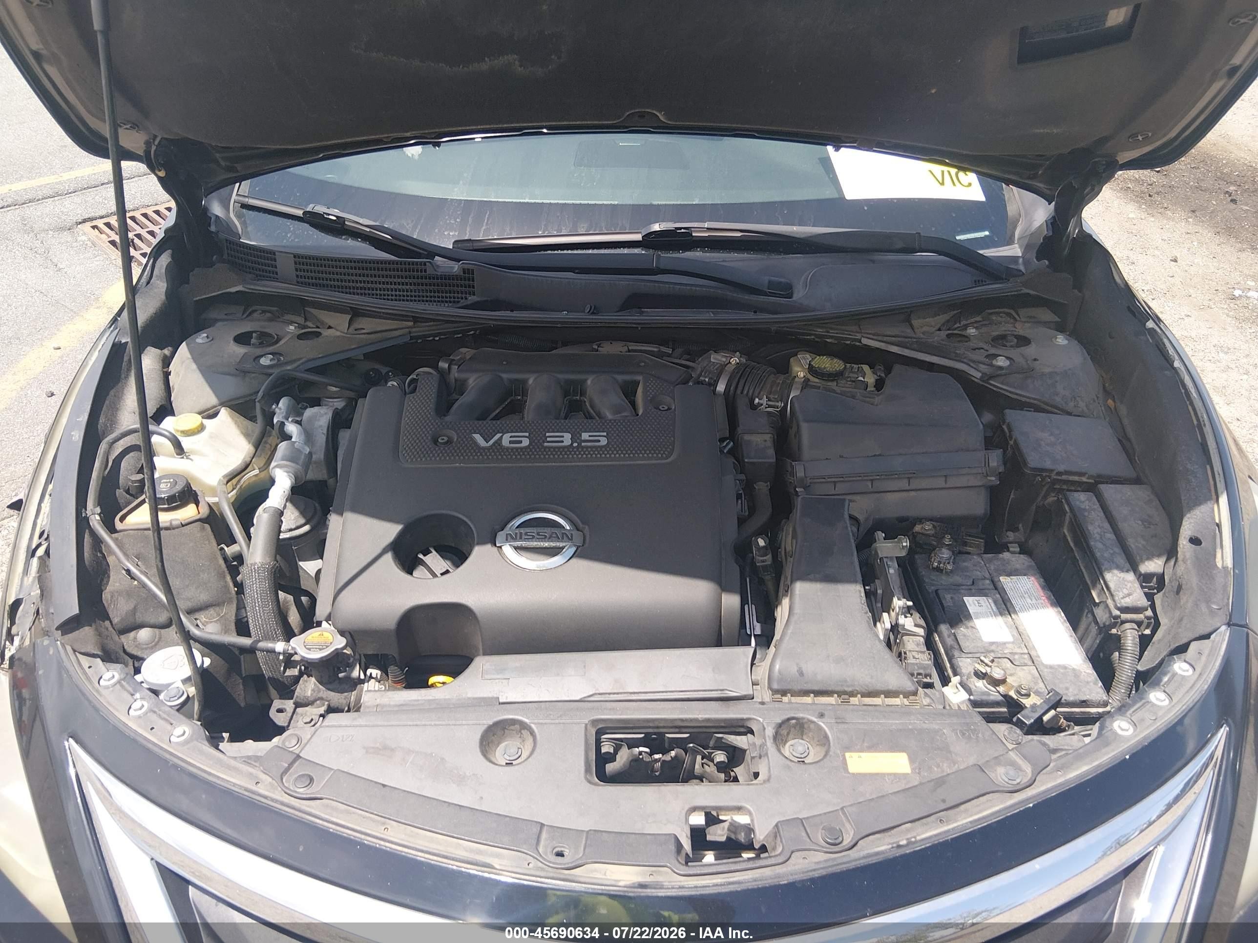 2013 Nissan Altima 3.5 Sl Черный vin: 1N4BL3AP3DC905260