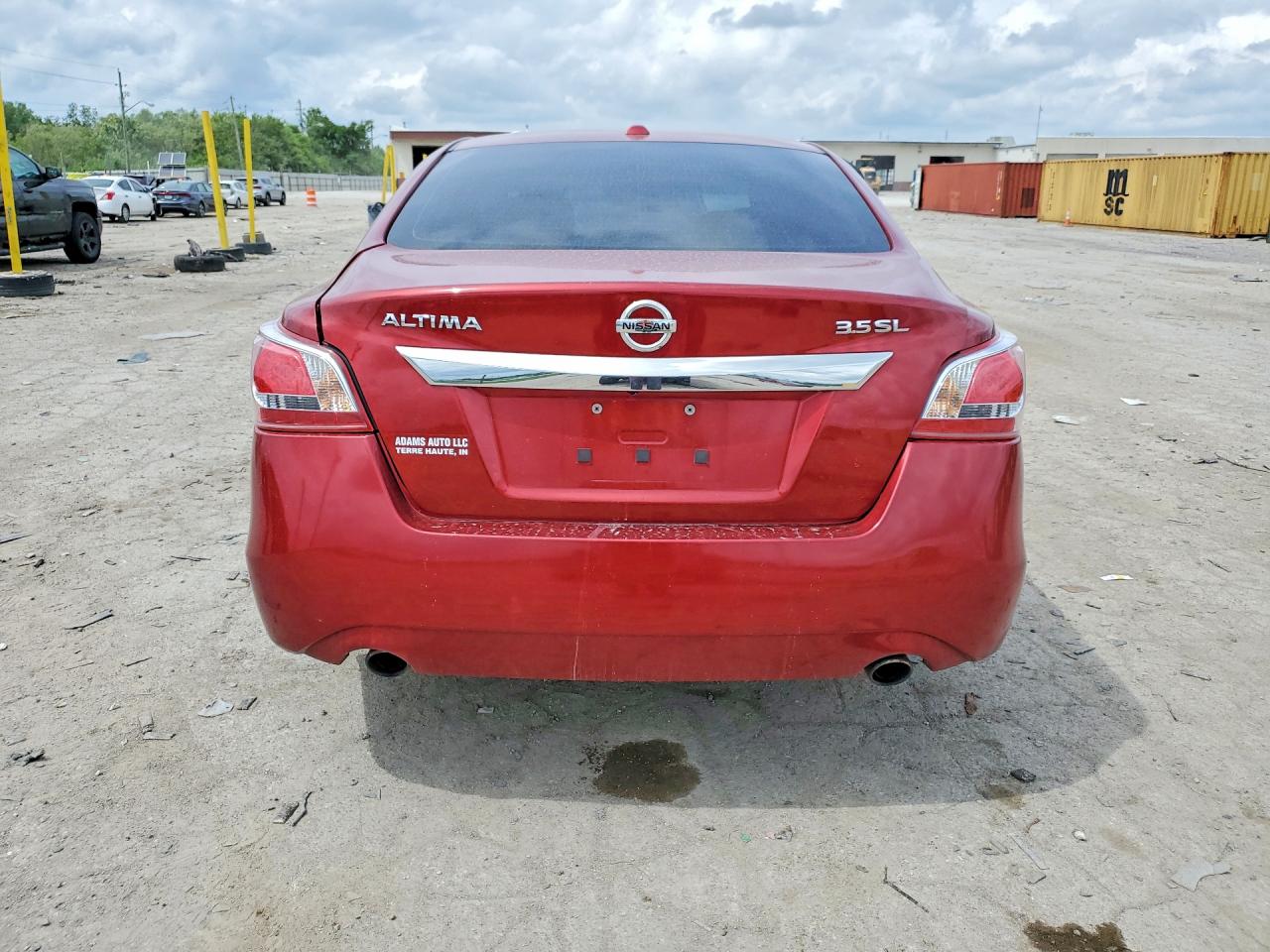 2013 Nissan Altima 3.5 S Red vin: 1N4BL3AP3DN433646