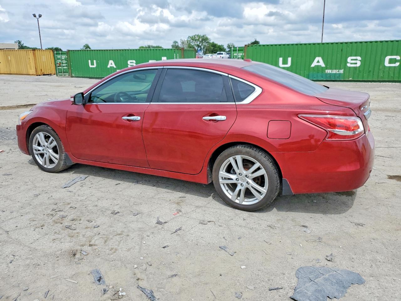 2013 Nissan Altima 3.5 S Red vin: 1N4BL3AP3DN433646