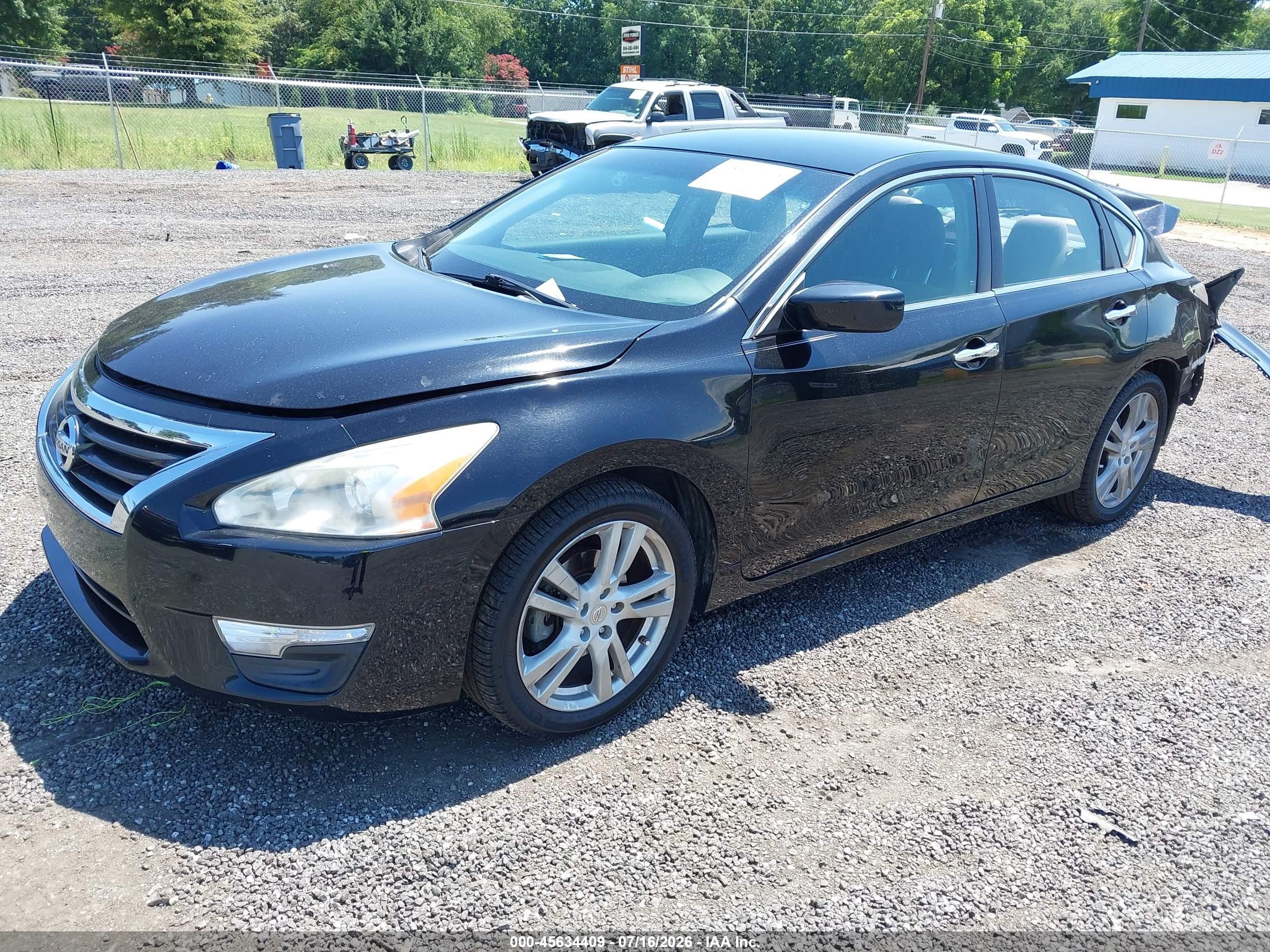 2013 Nissan Altima 3.5 S Black vin: 1N4BL3AP3DN468722