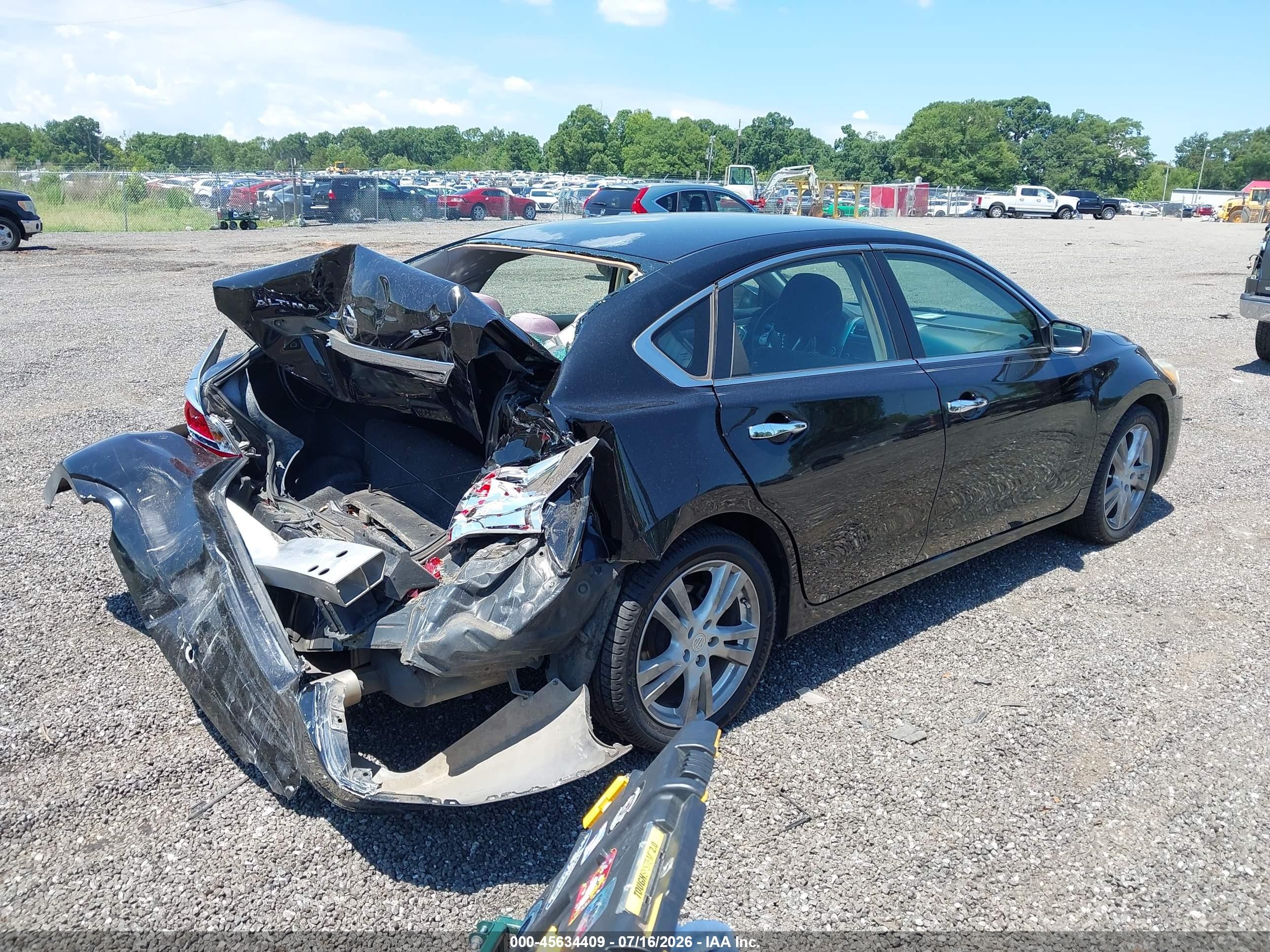 2013 Nissan Altima 3.5 S Black vin: 1N4BL3AP3DN468722